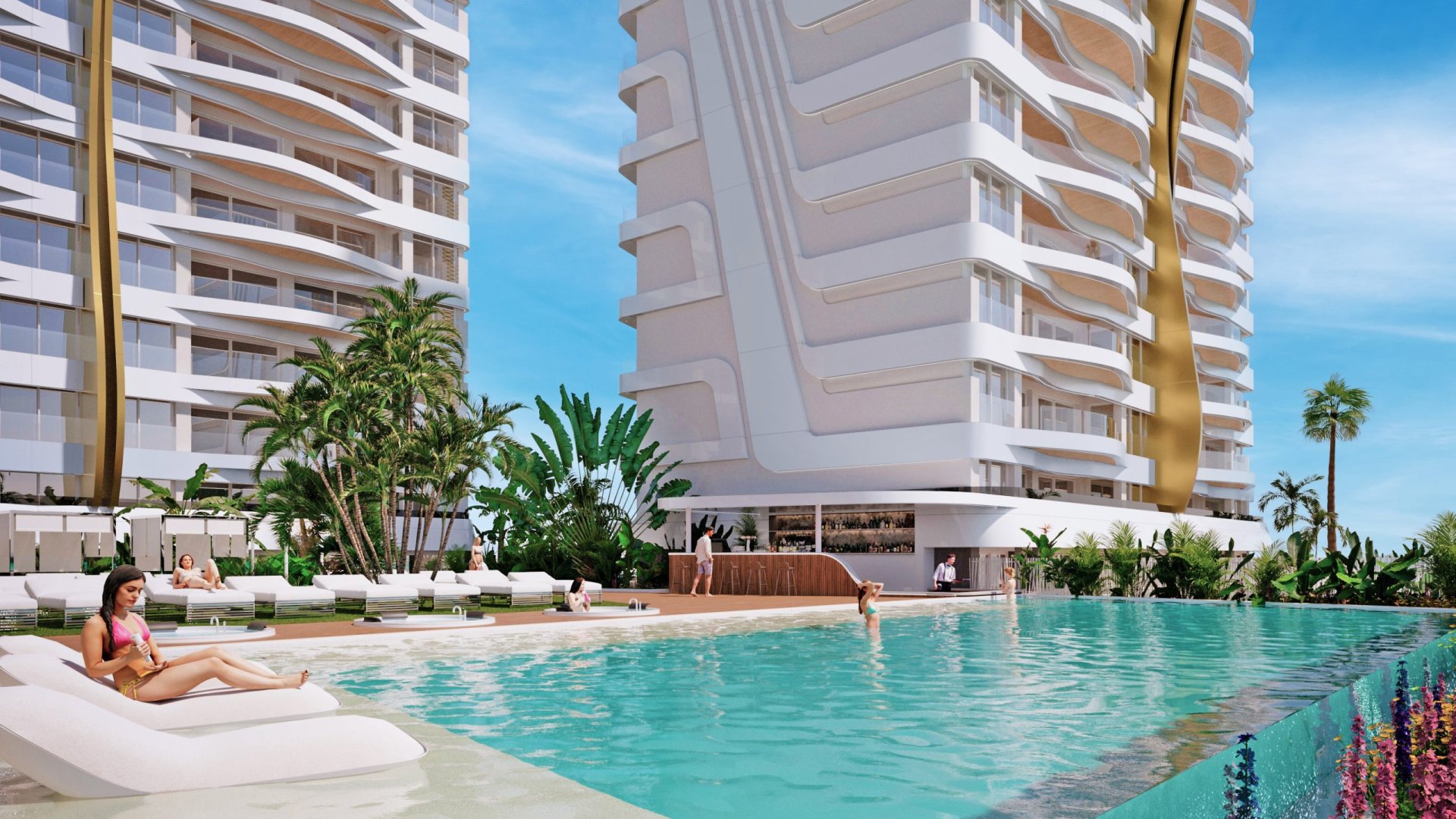 Obra nueva - Apartamentos -
La Manga del Mar Menor