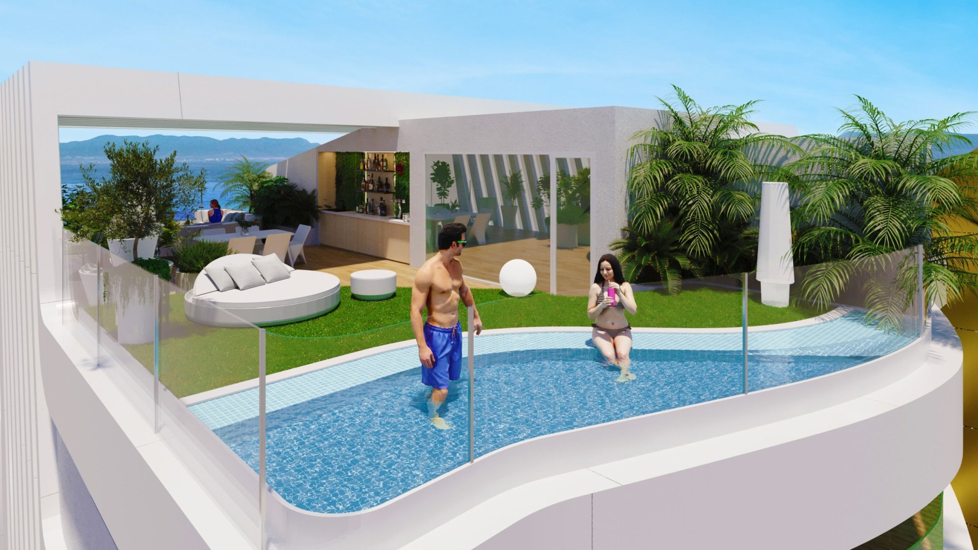Obra nueva - Apartamentos -
La Manga del Mar Menor