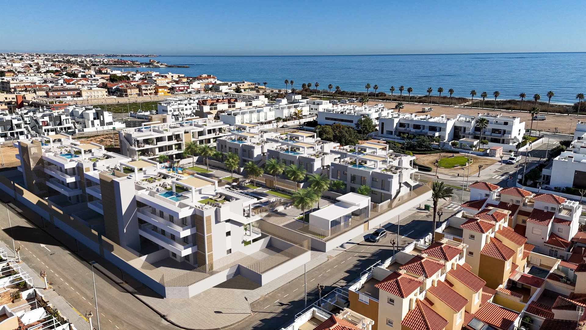 Obra nueva - Apartamentos -
Pilar de la Horadada