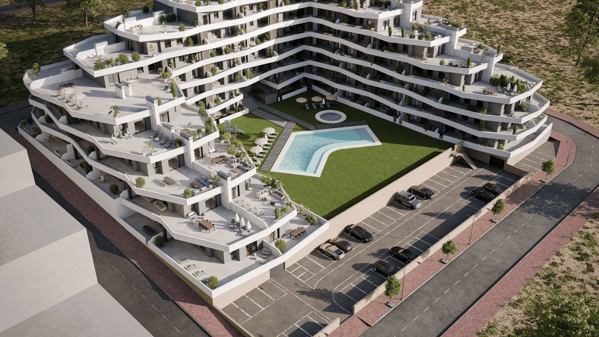 Obra nueva - Apartamentos -
San Miguel de Salinas