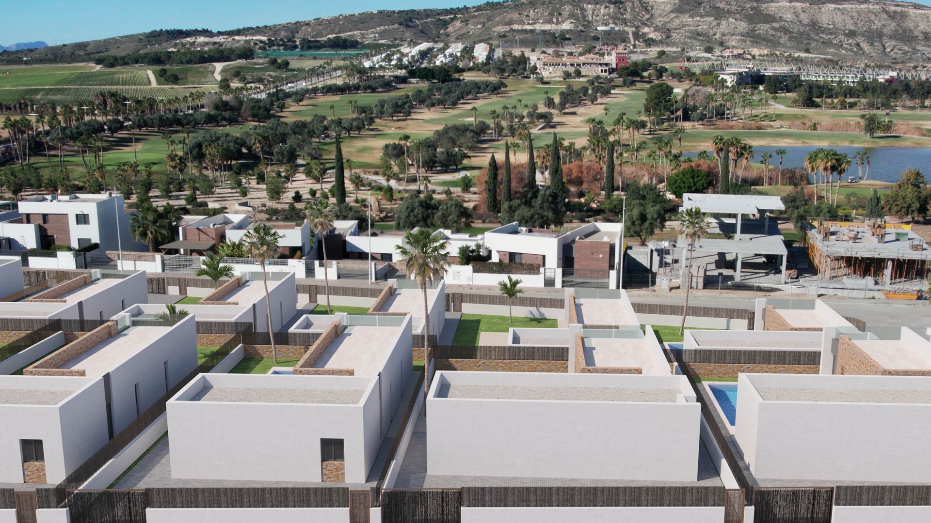 Obra nueva - Chalets -
Algorfa