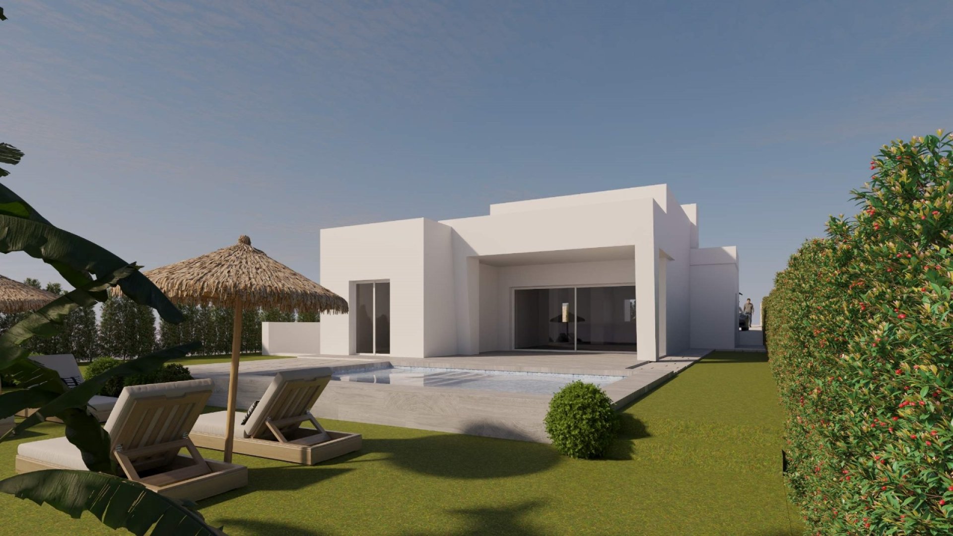 Obra nueva - Chalets -
Algorfa