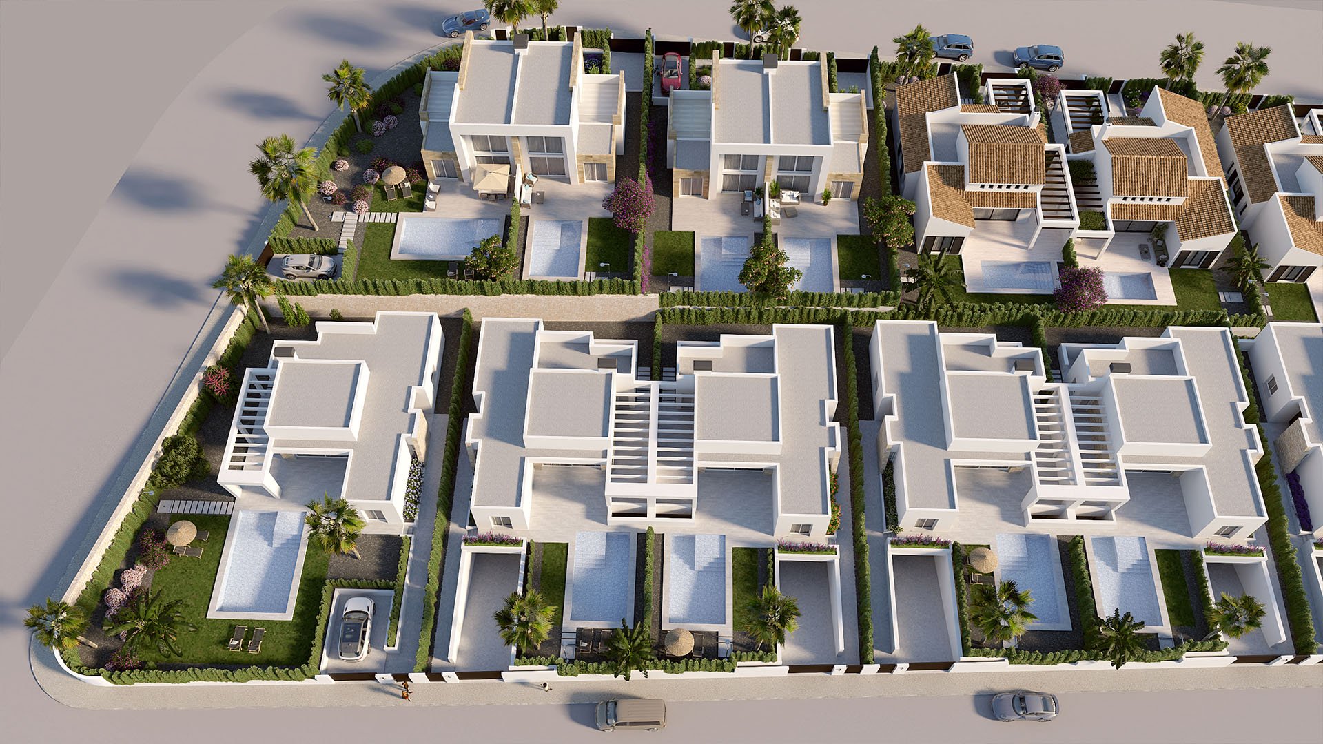 Obra nueva - Chalets -
Algorfa