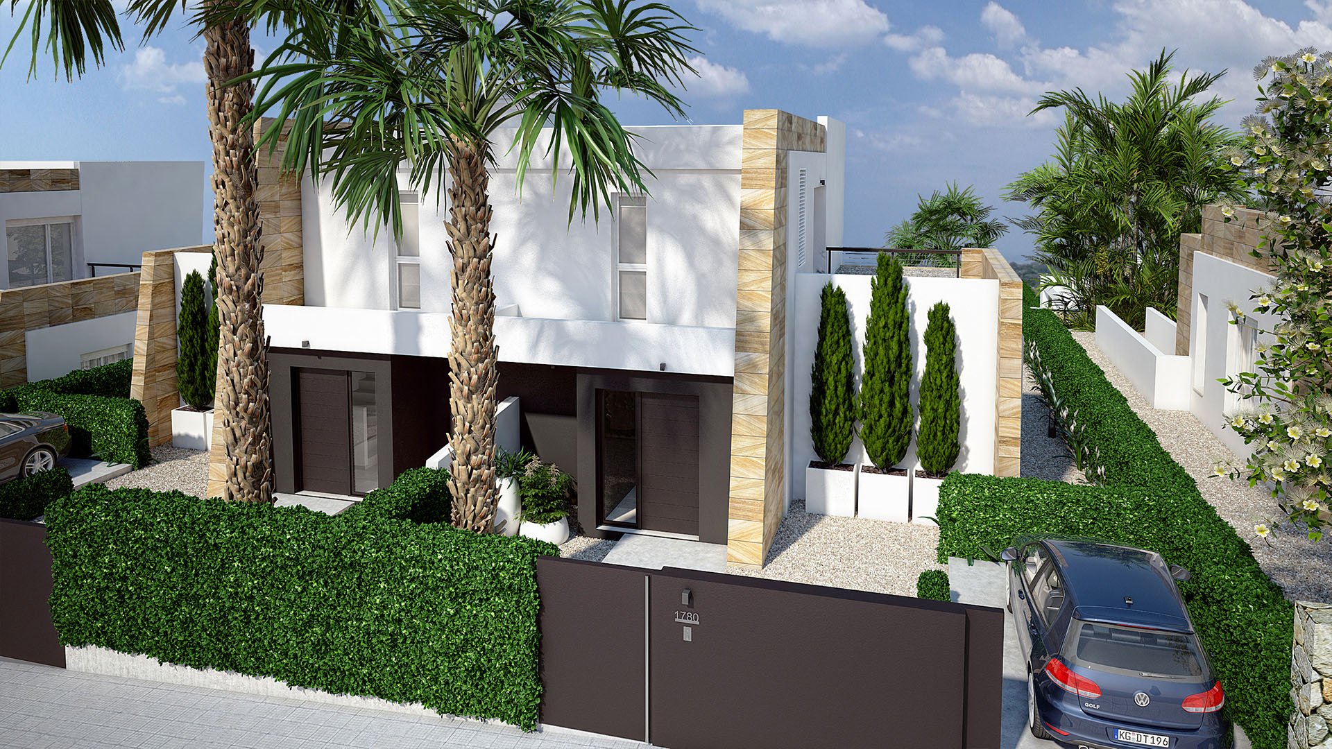 Obra nueva - Chalets -
Algorfa