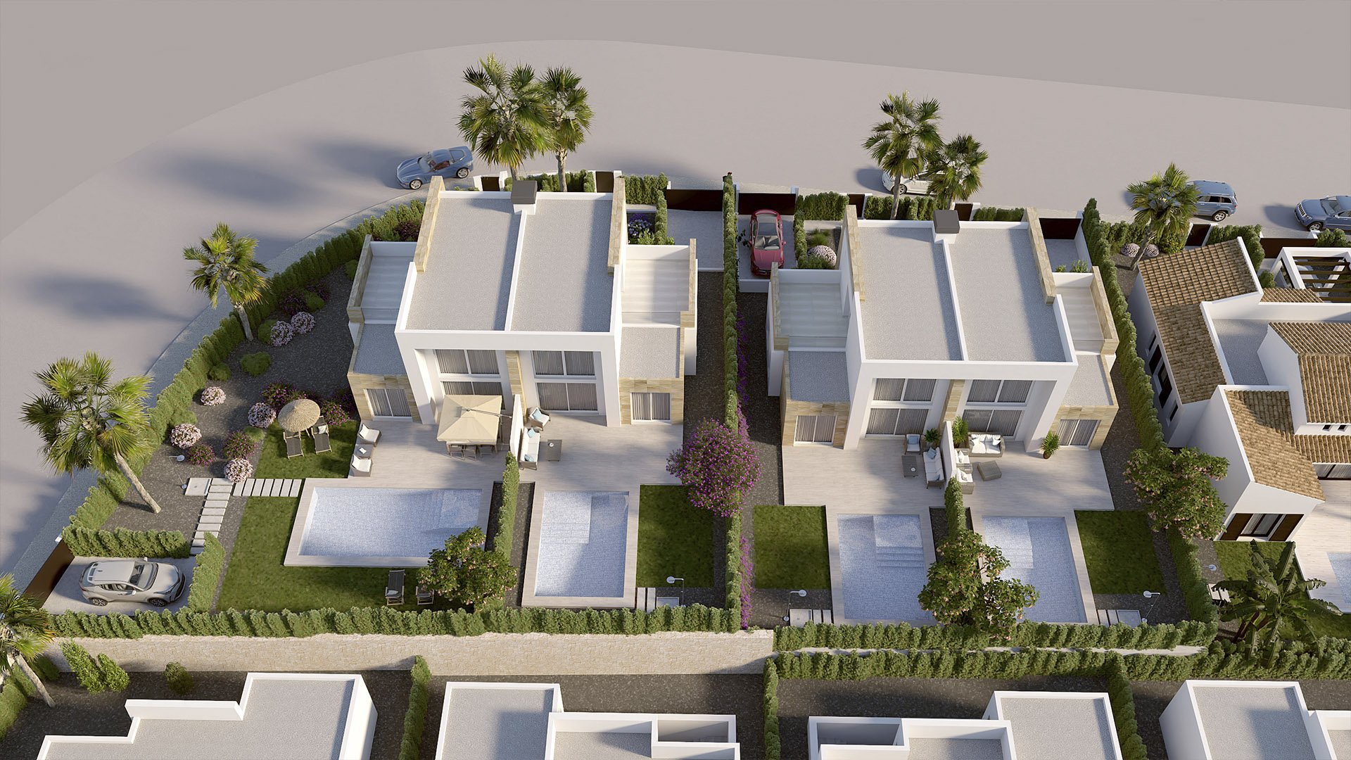 Obra nueva - Chalets -
Algorfa