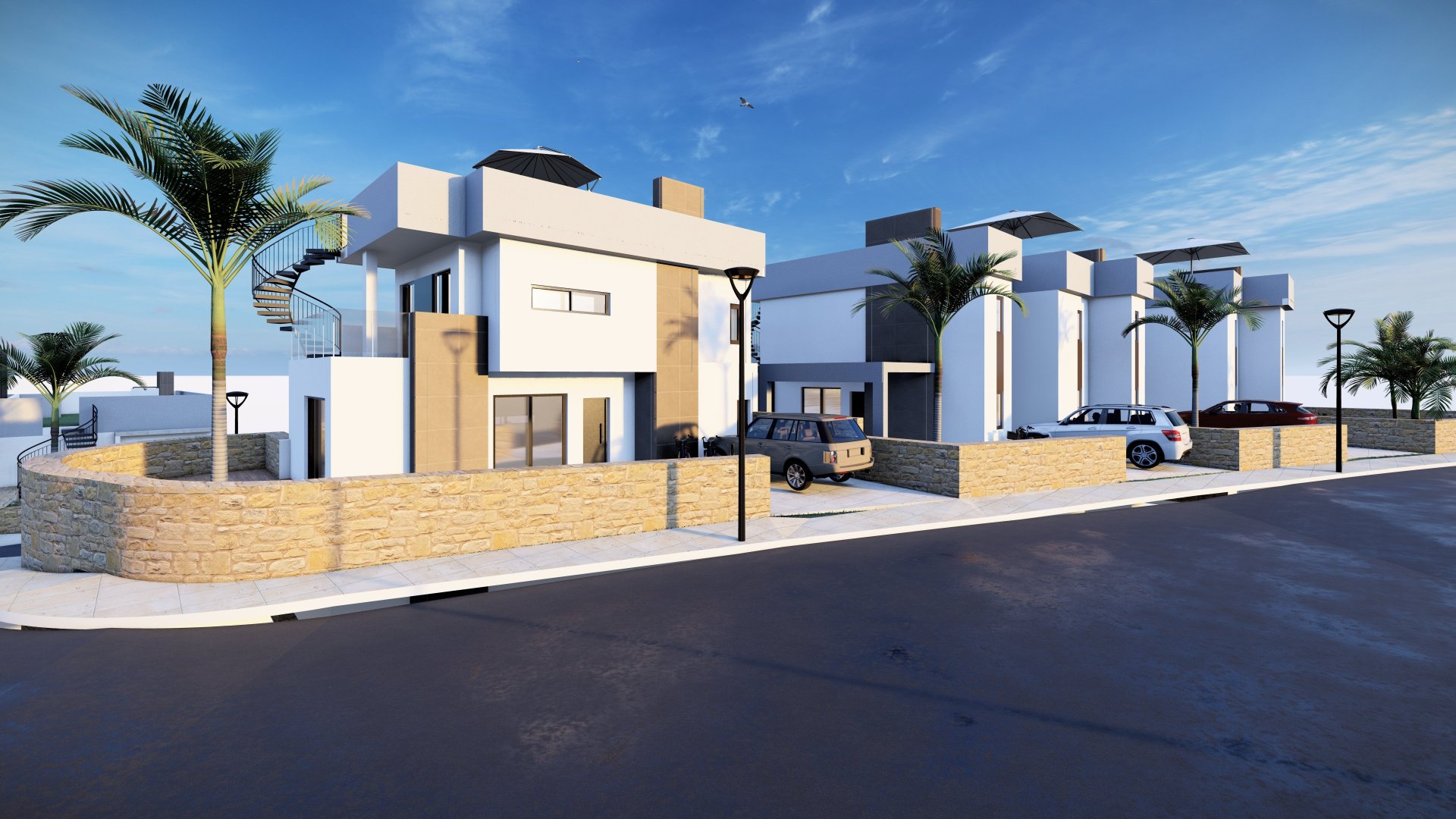 Obra nueva - Chalets -
Algorfa