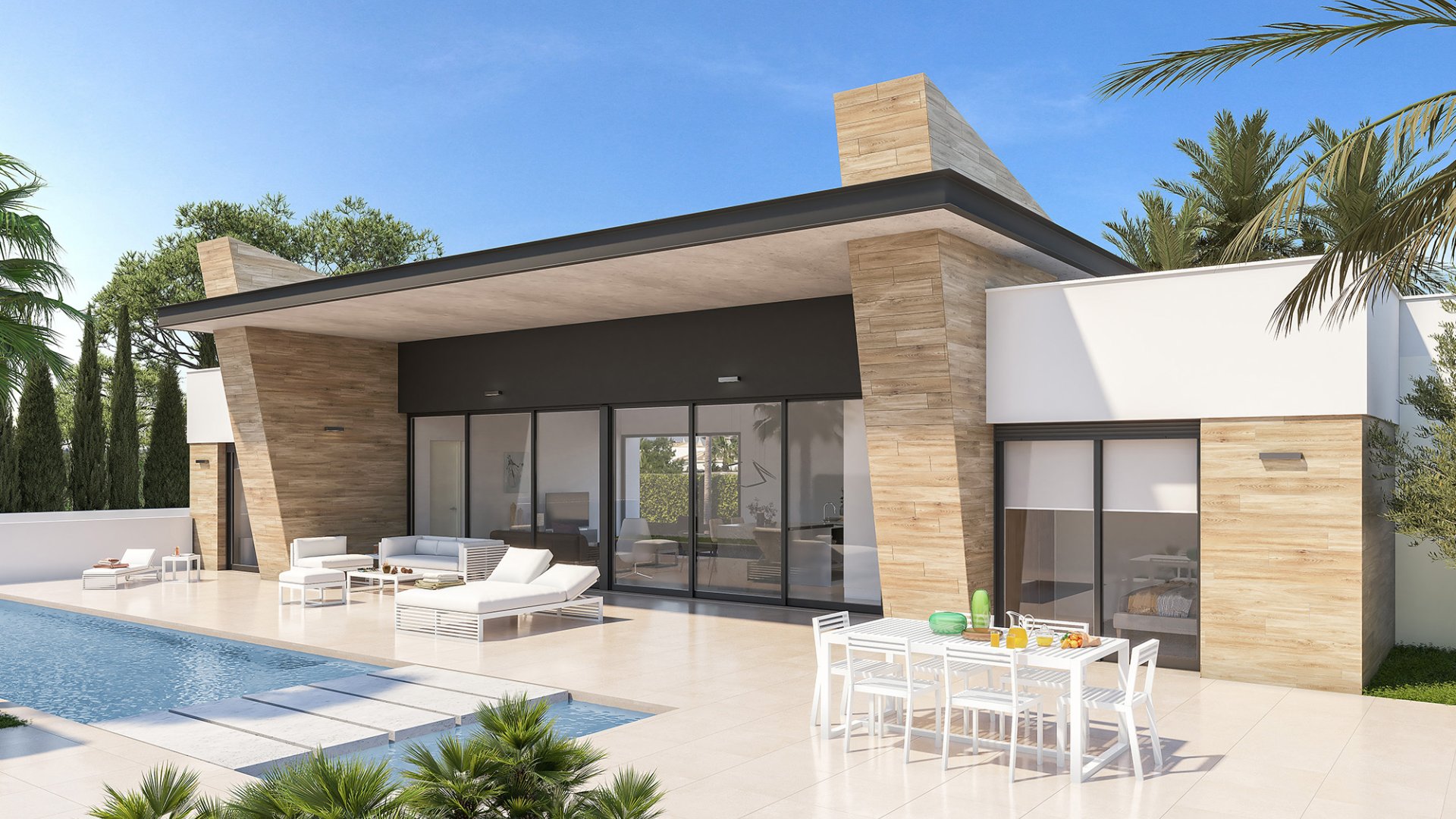 Obra nueva - Chalets -
Ciudad Quesada