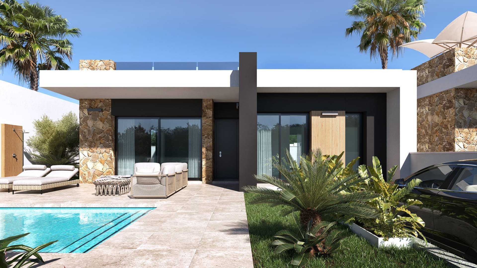 Obra nueva - Chalets -
Ciudad Quesada