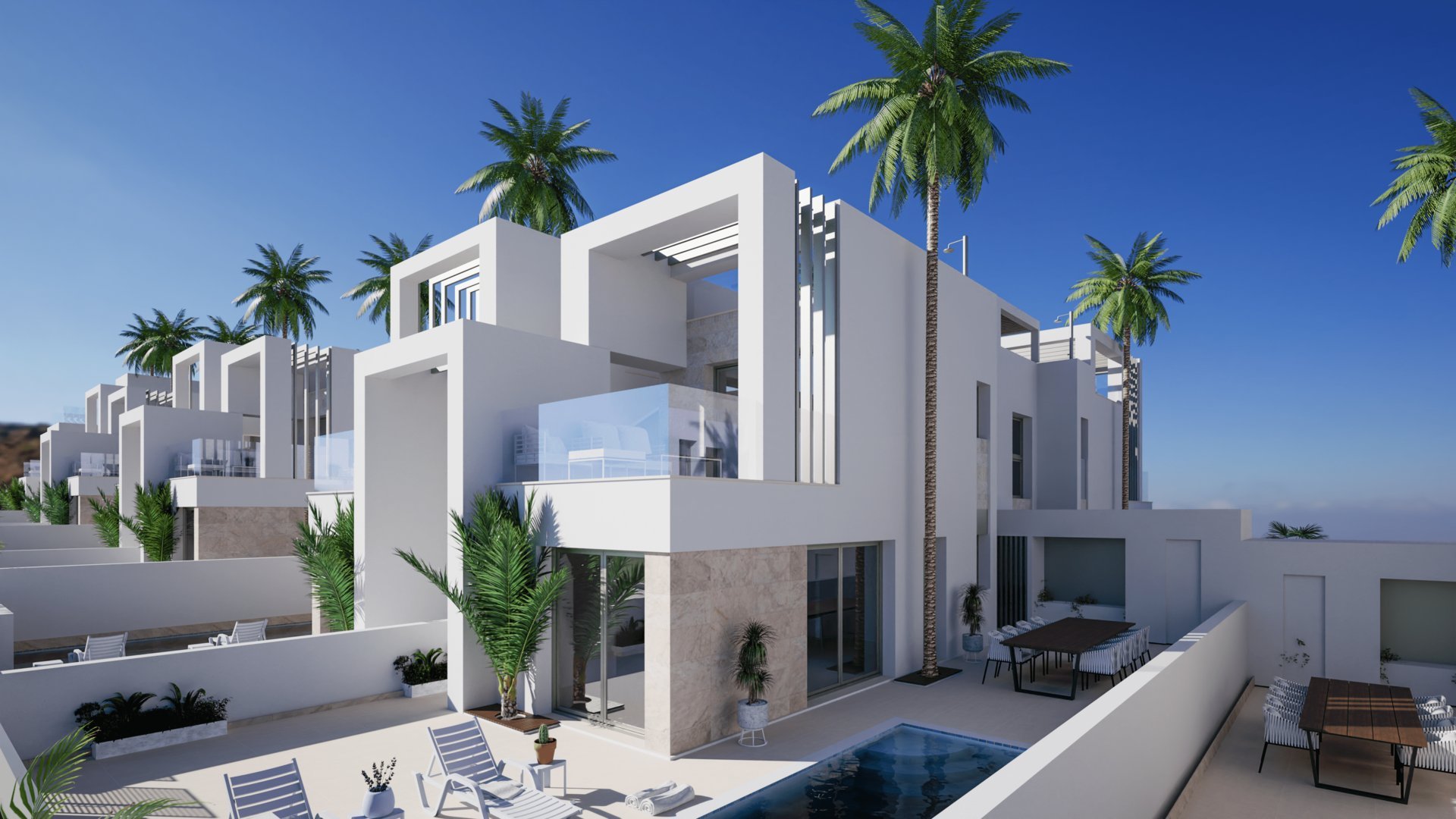 Obra nueva - Chalets -
Ciudad Quesada