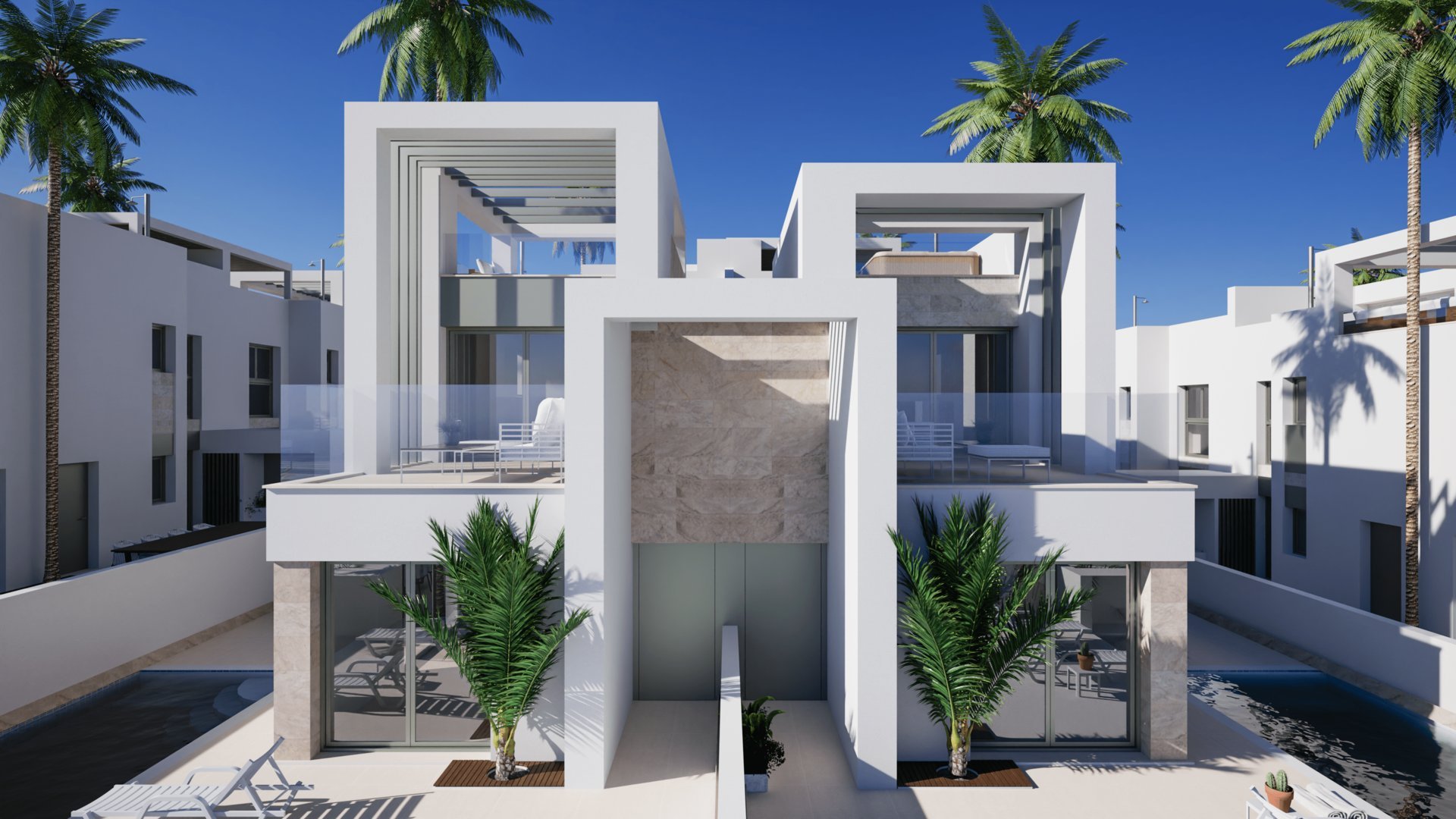 Obra nueva - Chalets -
Ciudad Quesada