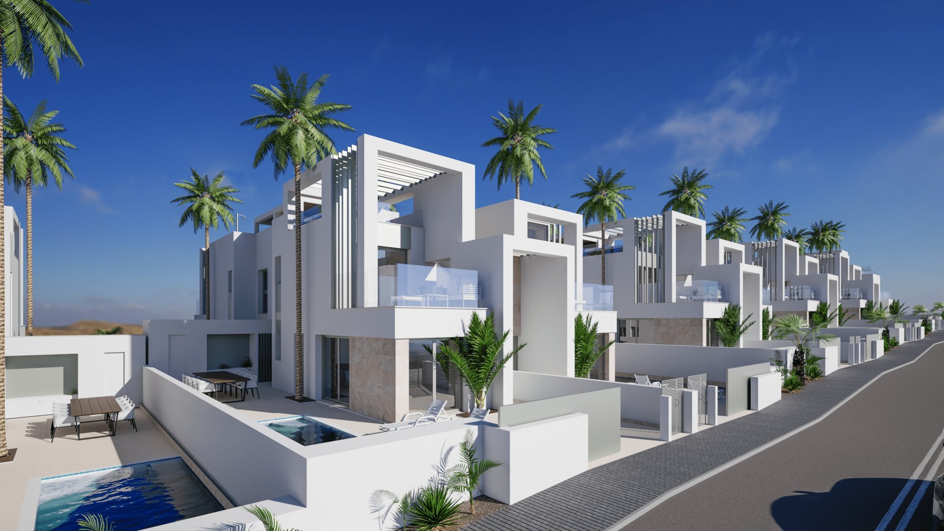 Obra nueva - Chalets -
Ciudad Quesada