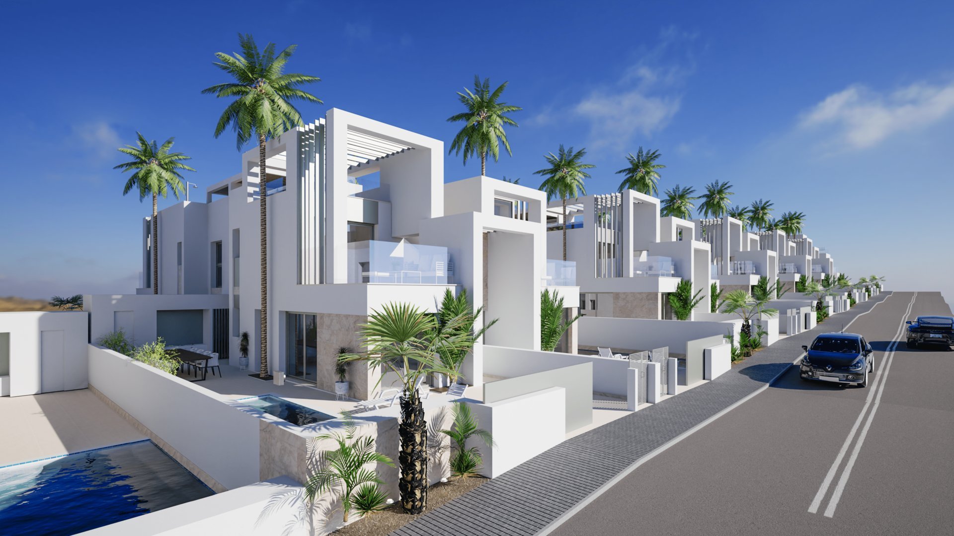 Obra nueva - Chalets -
Ciudad Quesada