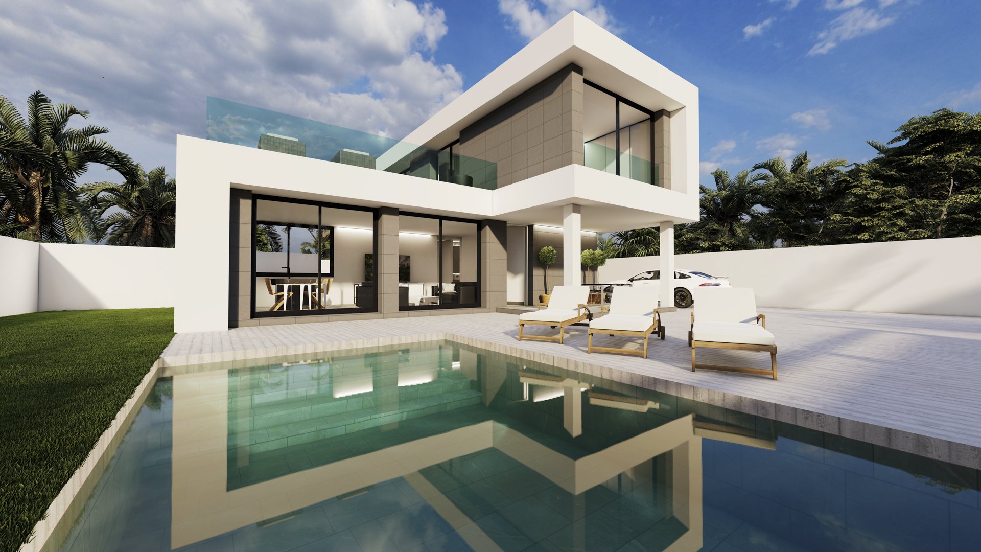 Obra nueva - Chalets -
Ciudad Quesada