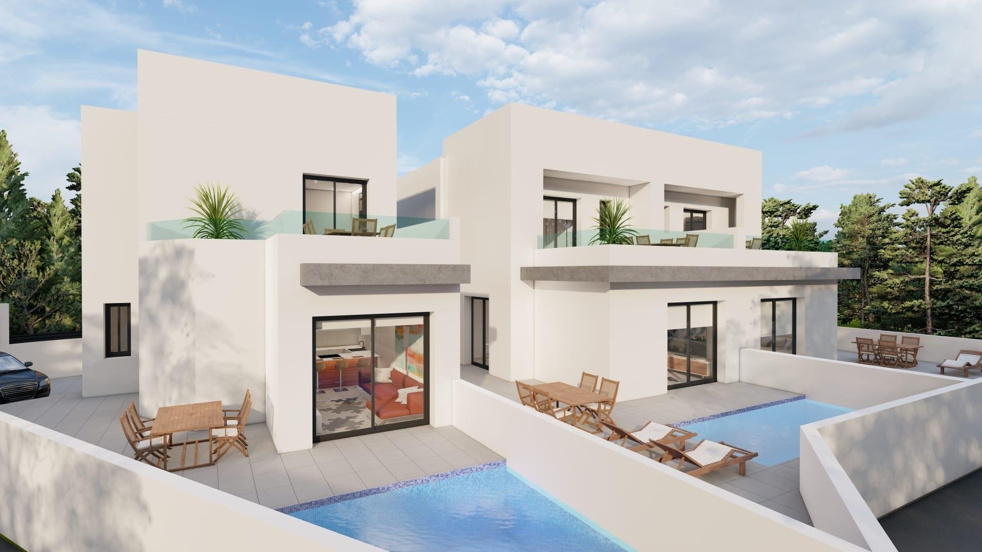 Obra nueva - Chalets -
Daya Nueva