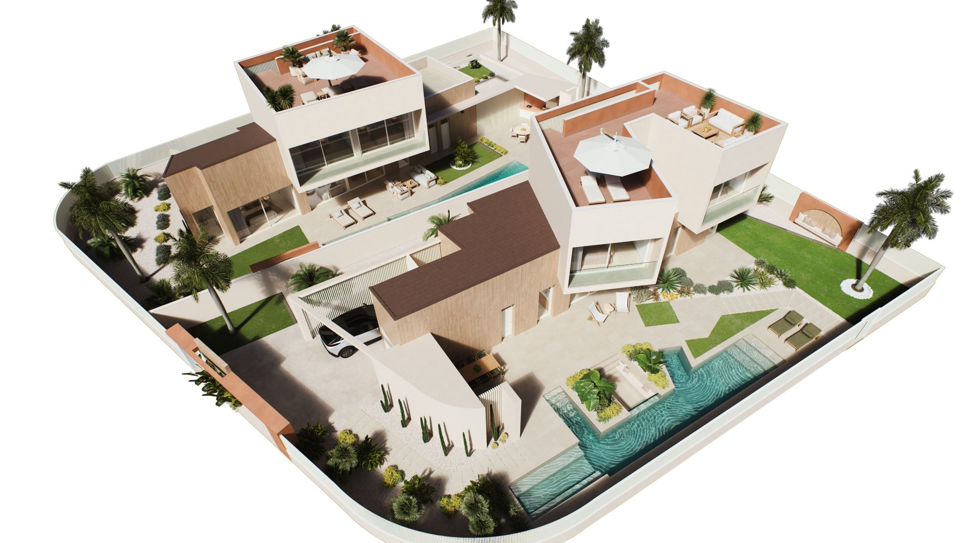 Obra nueva - Chalets -
Dehesa de Campoamor