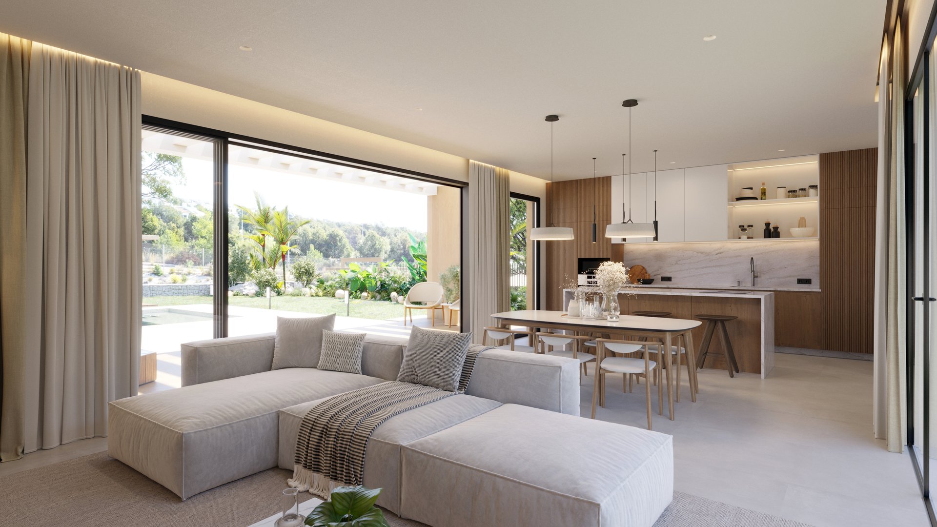 Obra nueva - Chalets -
Golf Bahía