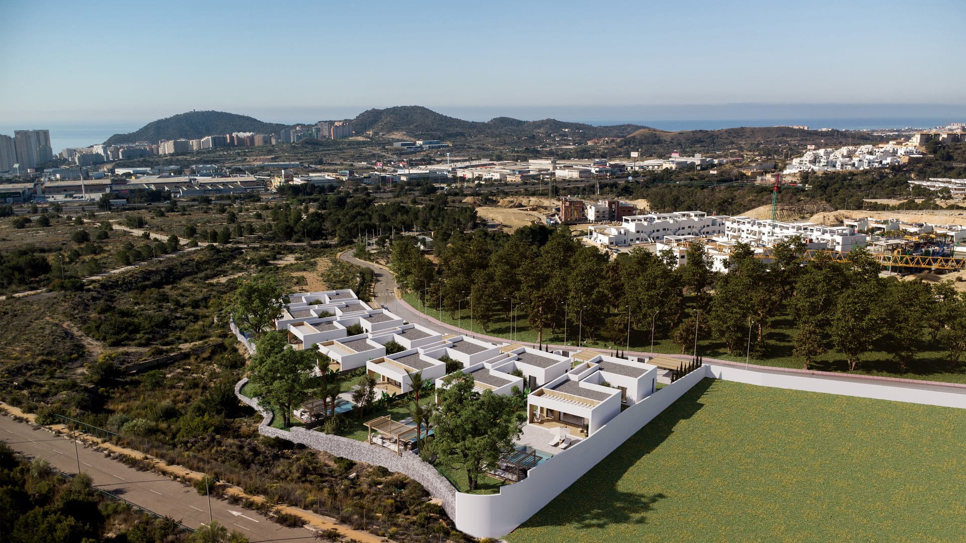 Obra nueva - Chalets -
Golf Bahía