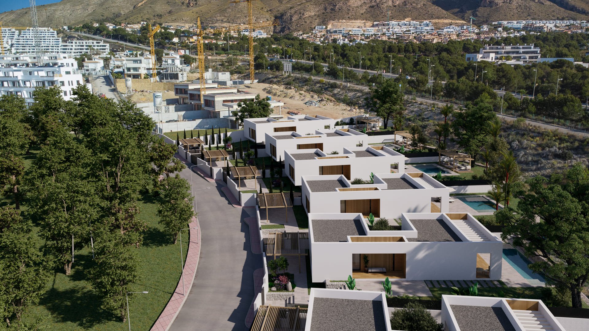 Obra nueva - Chalets -
Golf Bahía