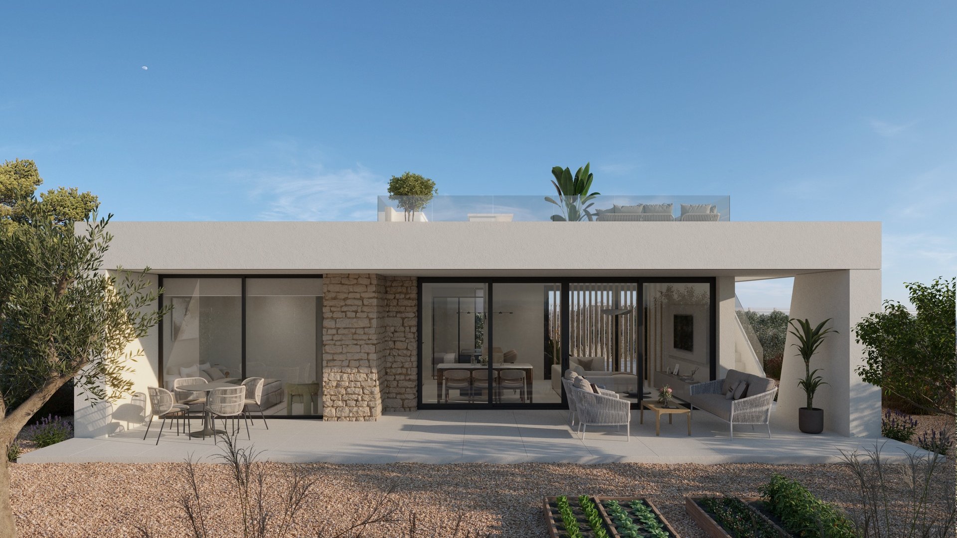 Obra nueva - Chalets -
Hacienda del Alamo Golf