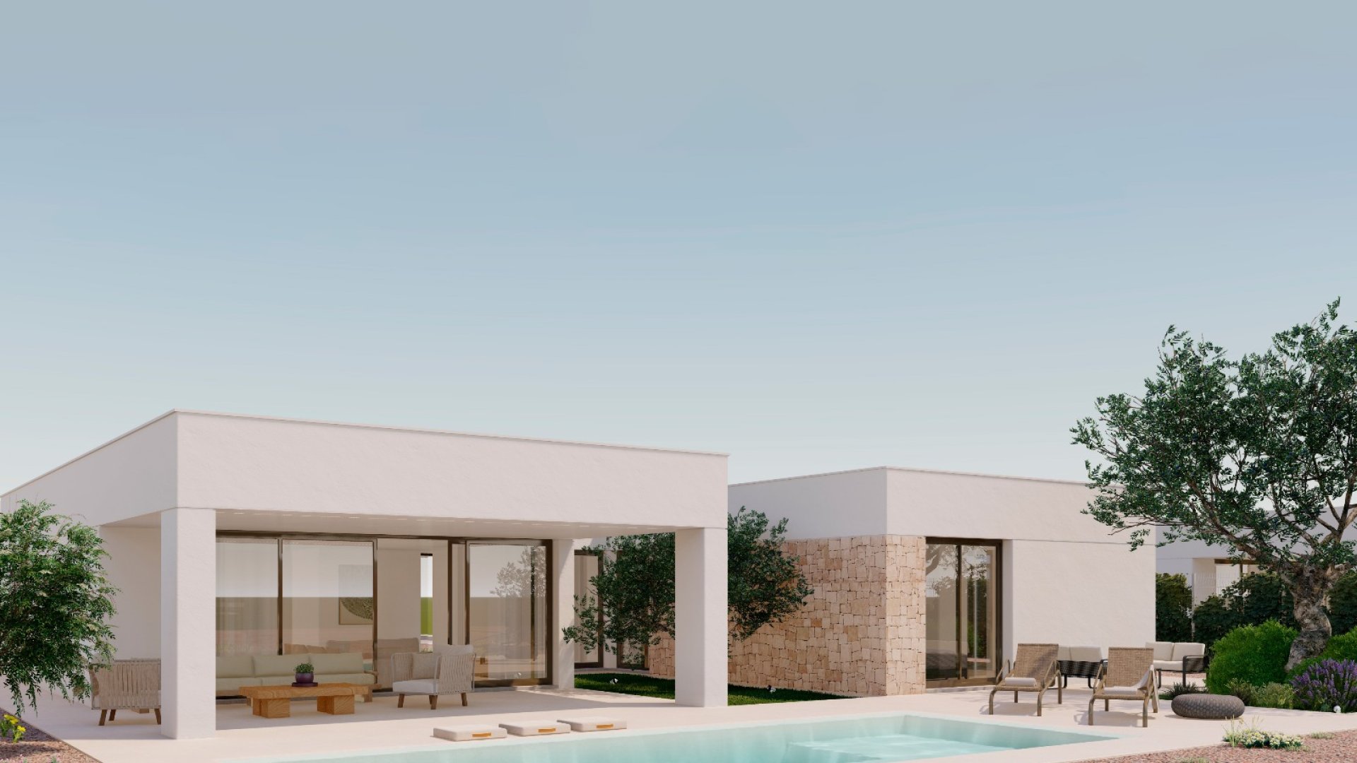 Obra nueva - Chalets -
Hacienda del Alamo Golf