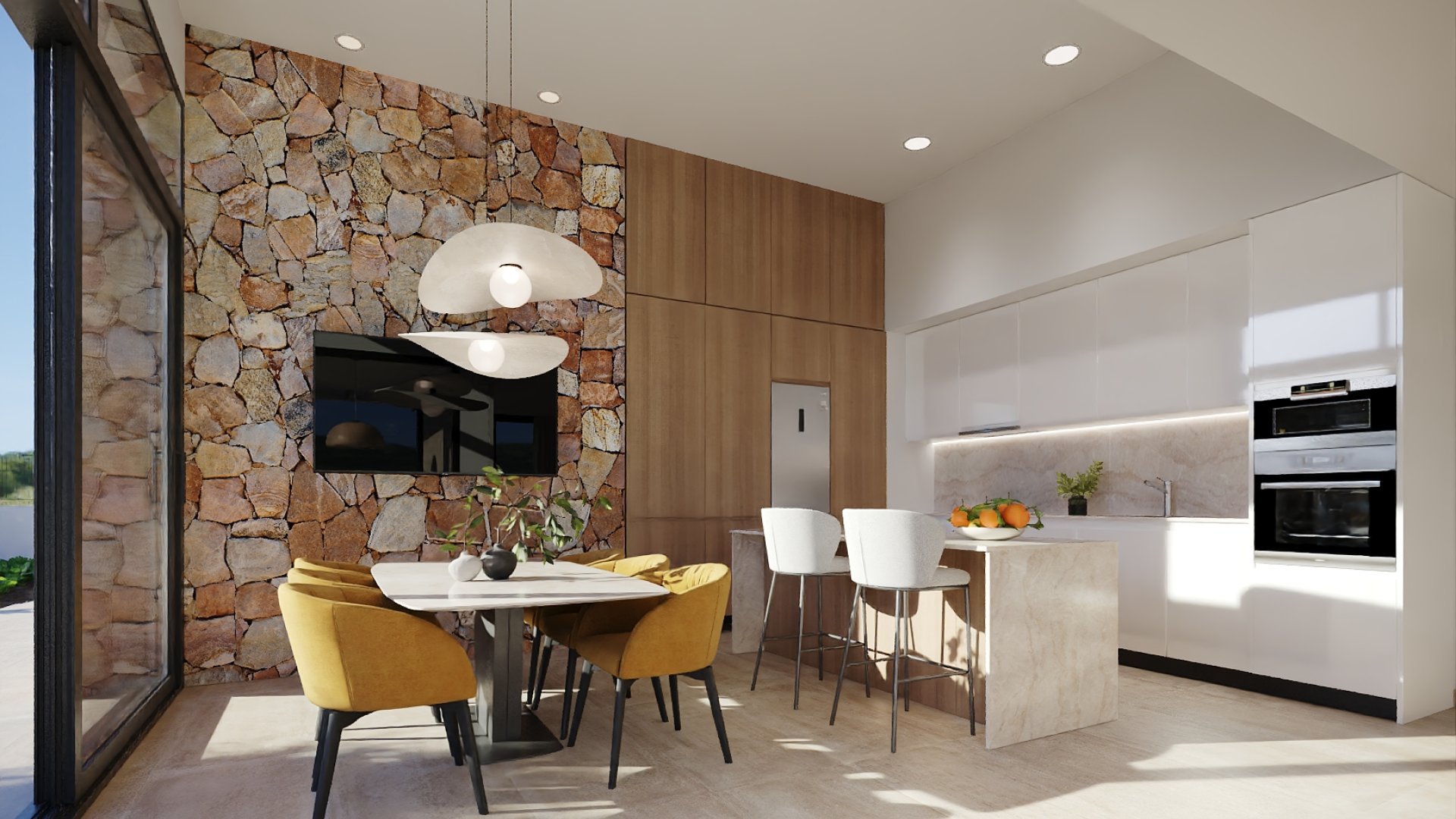 Obra nueva - Chalets -
Hacienda del Alamo Golf