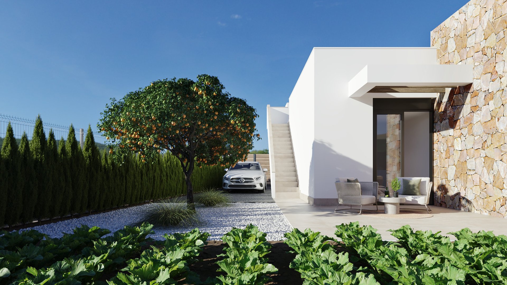 Obra nueva - Chalets -
Hacienda del Alamo Golf