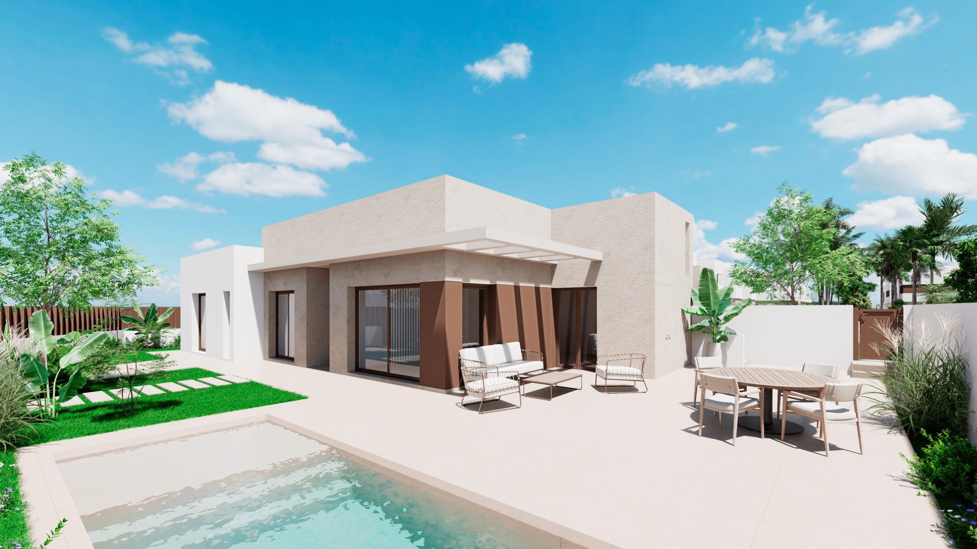 Obra nueva - Chalets -
Los Alcazares - Los Alcázares