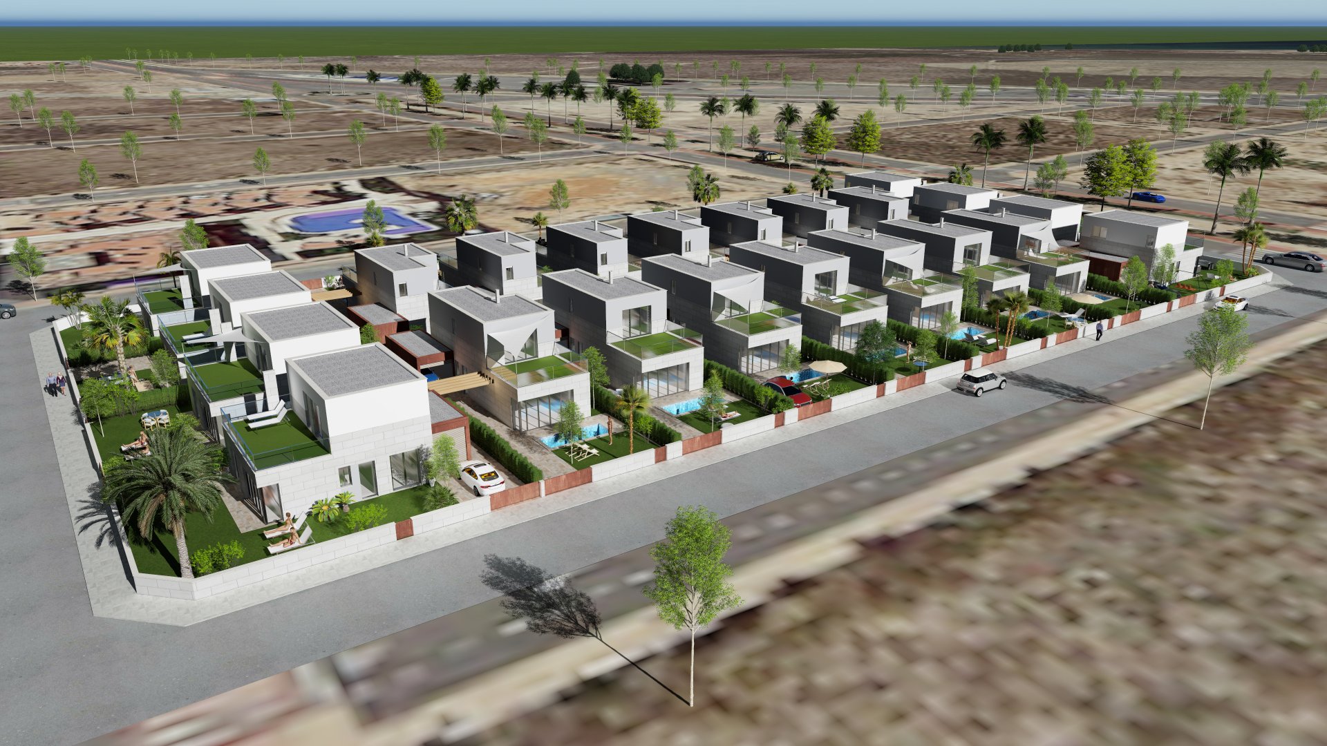 Obra nueva - Chalets -
Los Alcazares - Los Alcázares