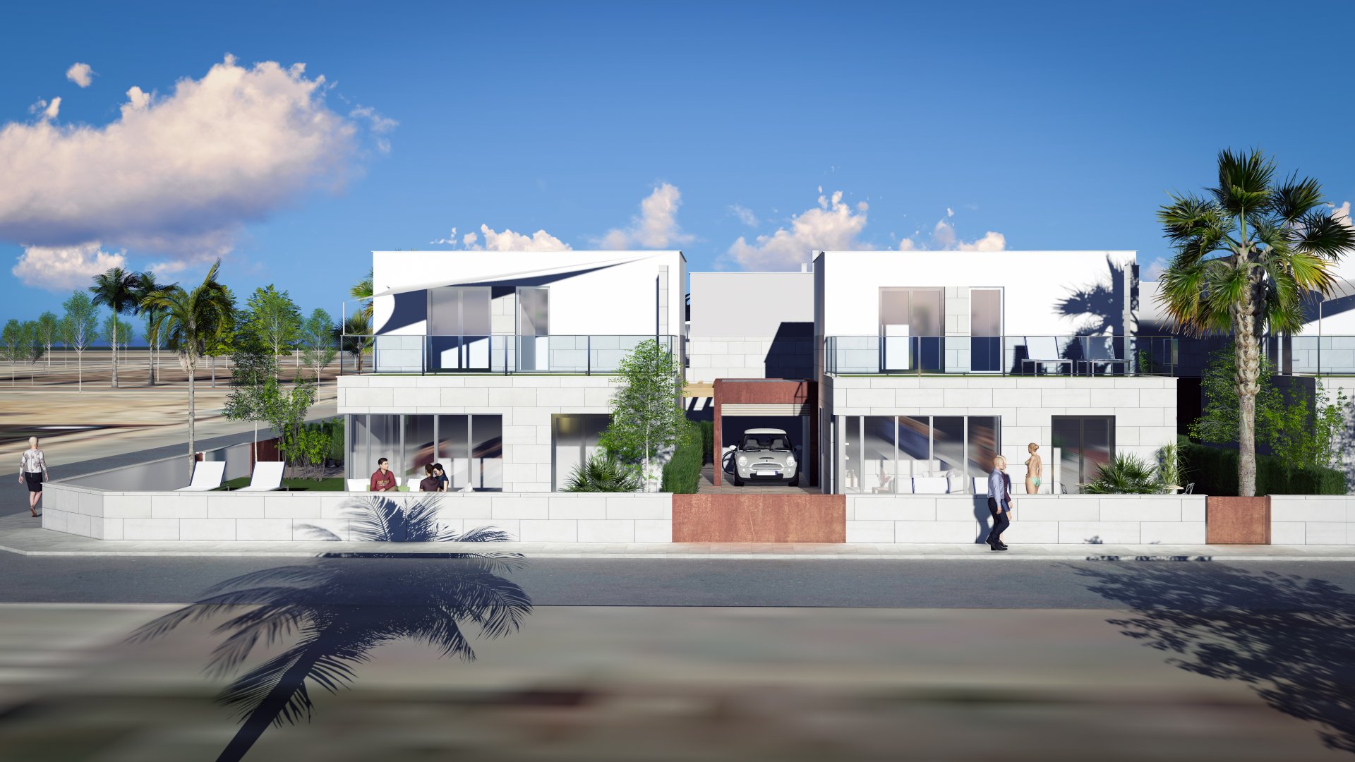 Obra nueva - Chalets -
Los Alcazares - Los Alcázares