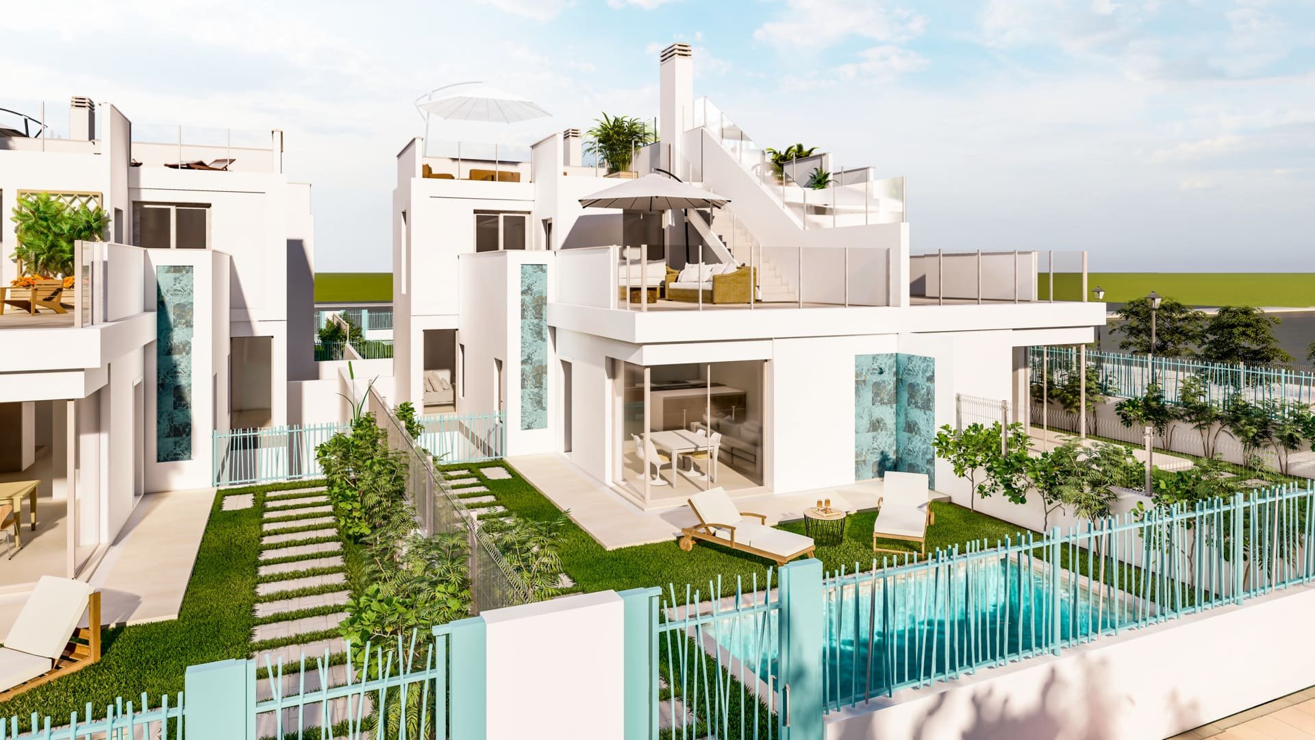 Obra nueva - Chalets -
Los Alcazares - Los Alcázares