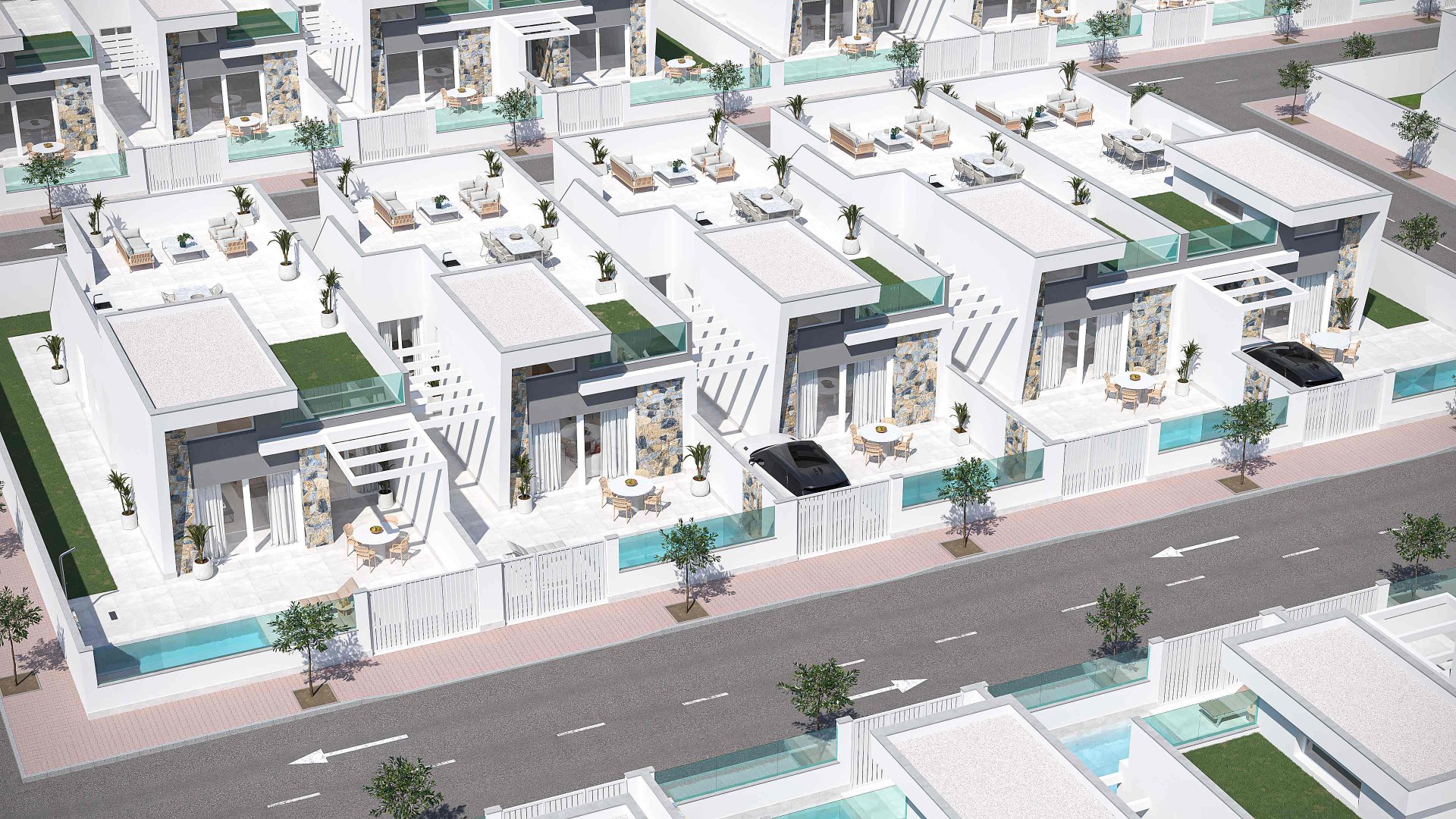 Obra nueva - Chalets -
Los Alcazares - Los Alcázares