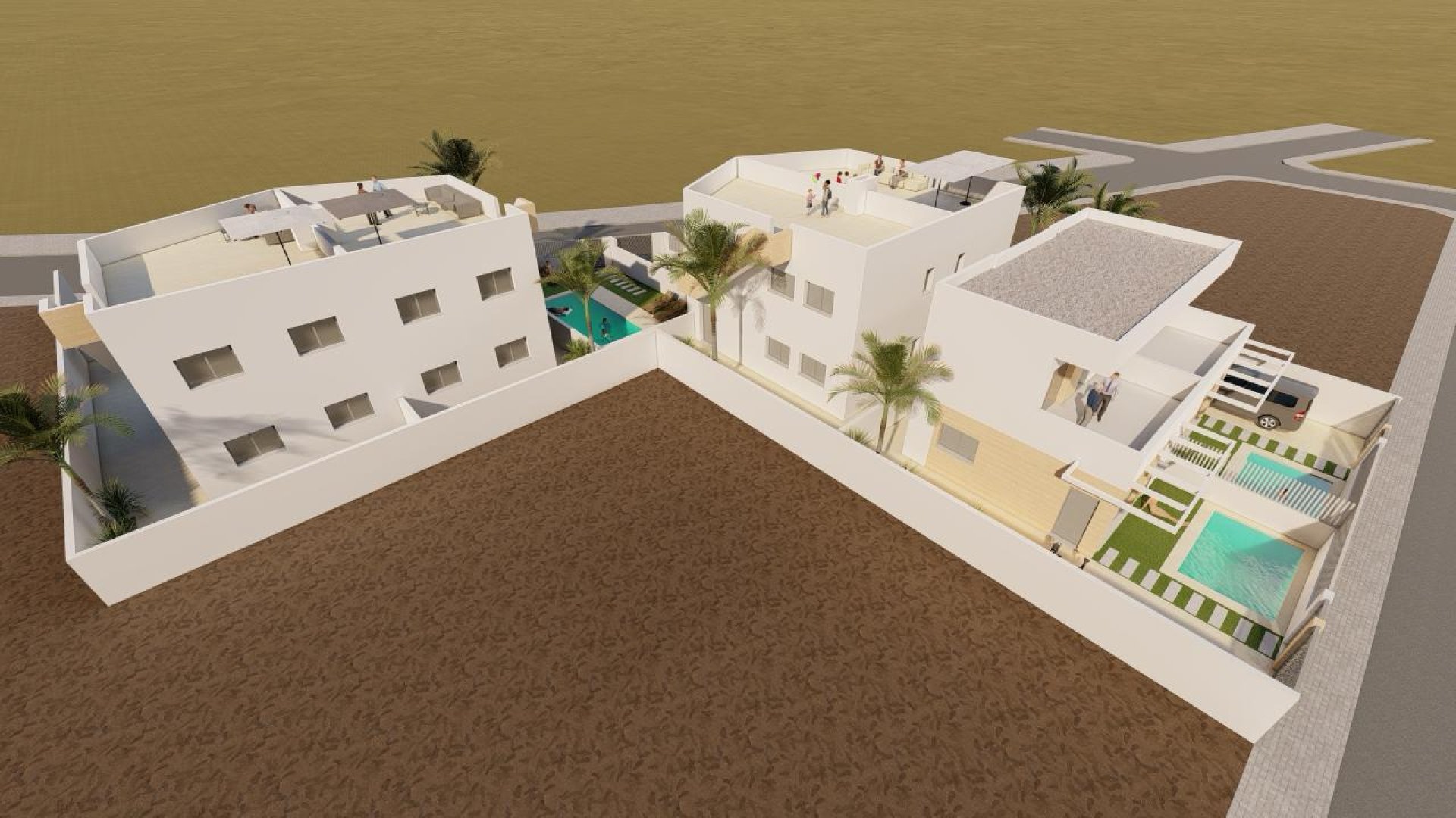 Obra nueva - Chalets -
Mazarrón