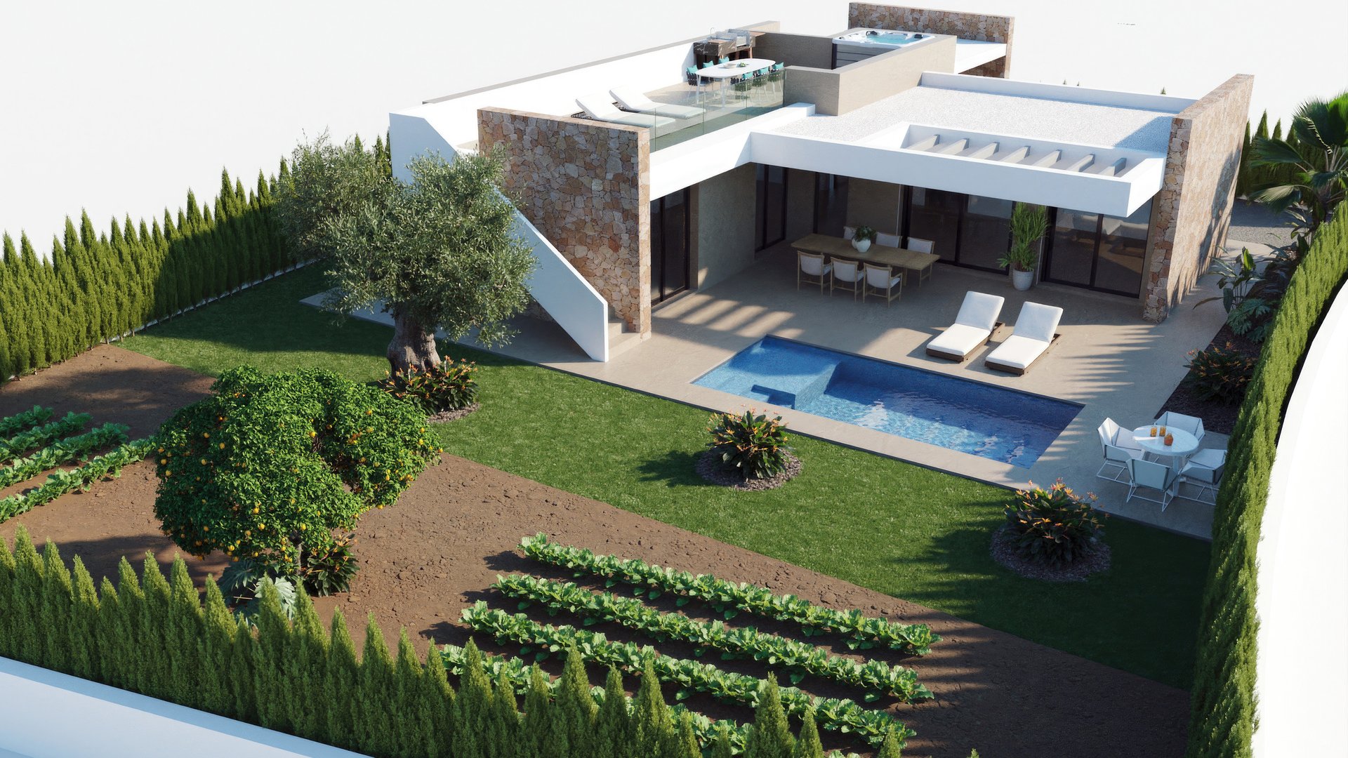 Obra nueva - Chalets -
Murcia
