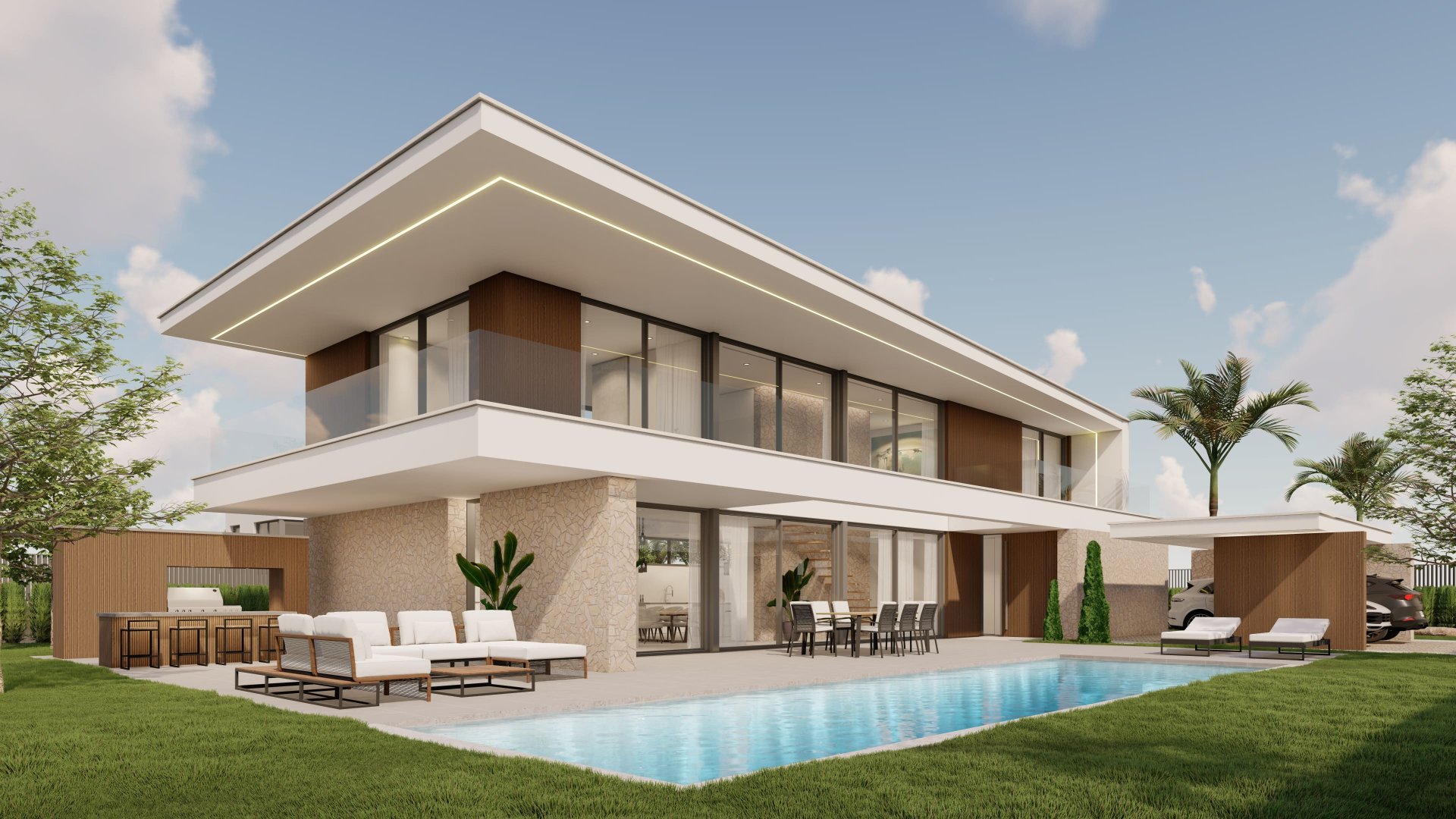 Obra nueva - Chalets -
Orihuela Costa