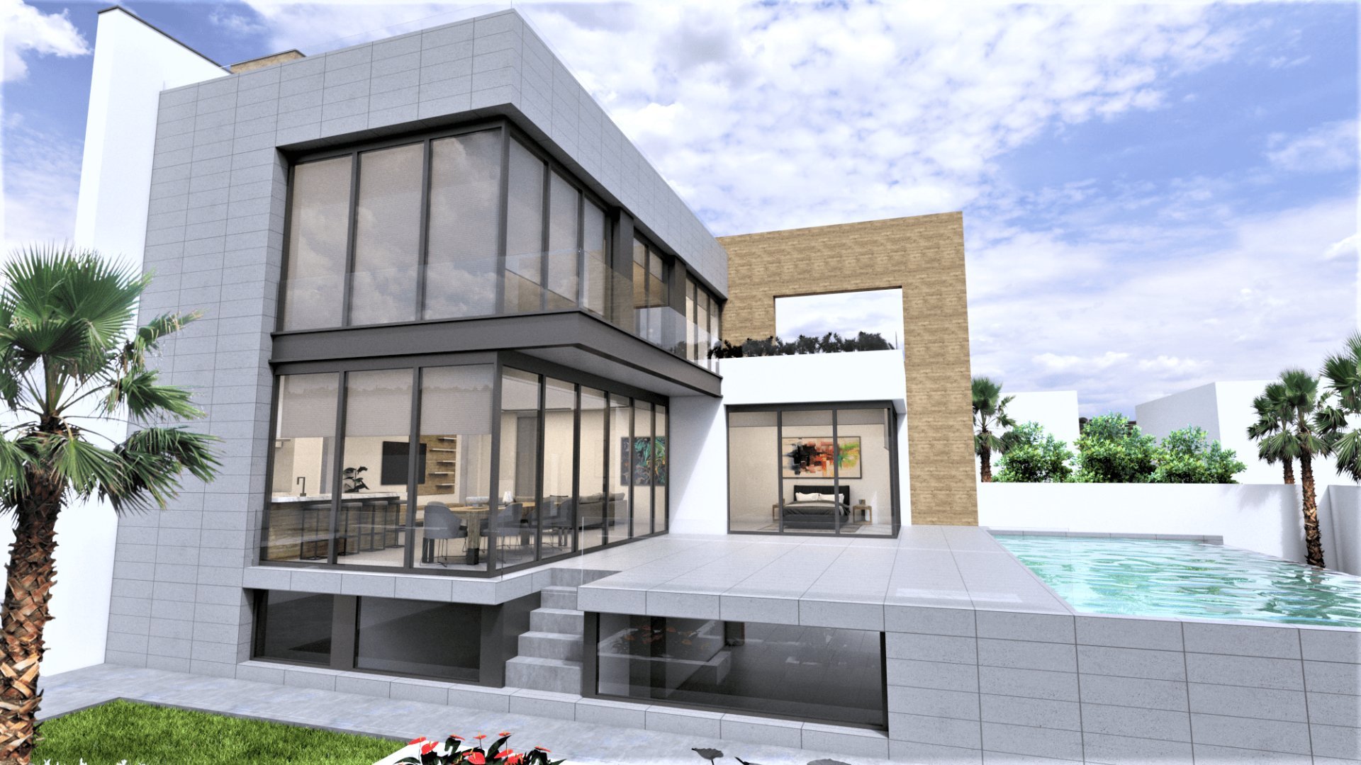 Obra nueva - Chalets -
Orihuela Costa