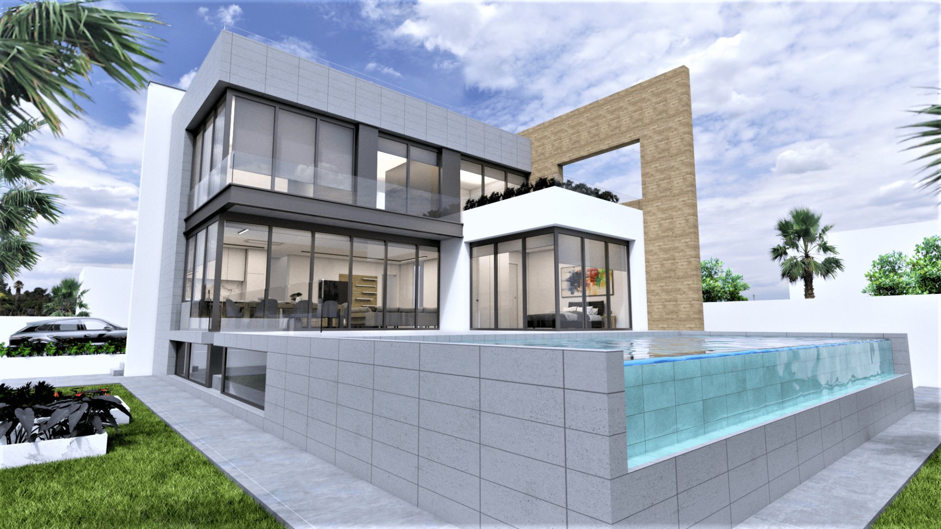 Obra nueva - Chalets -
Orihuela Costa