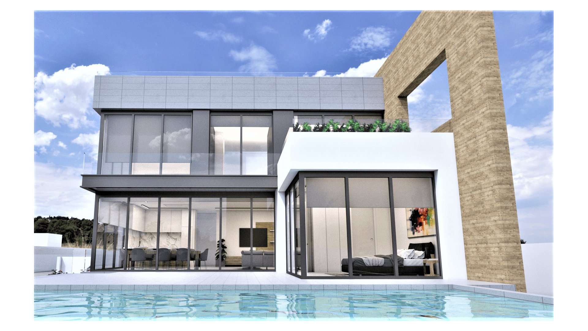Obra nueva - Chalets -
Orihuela Costa