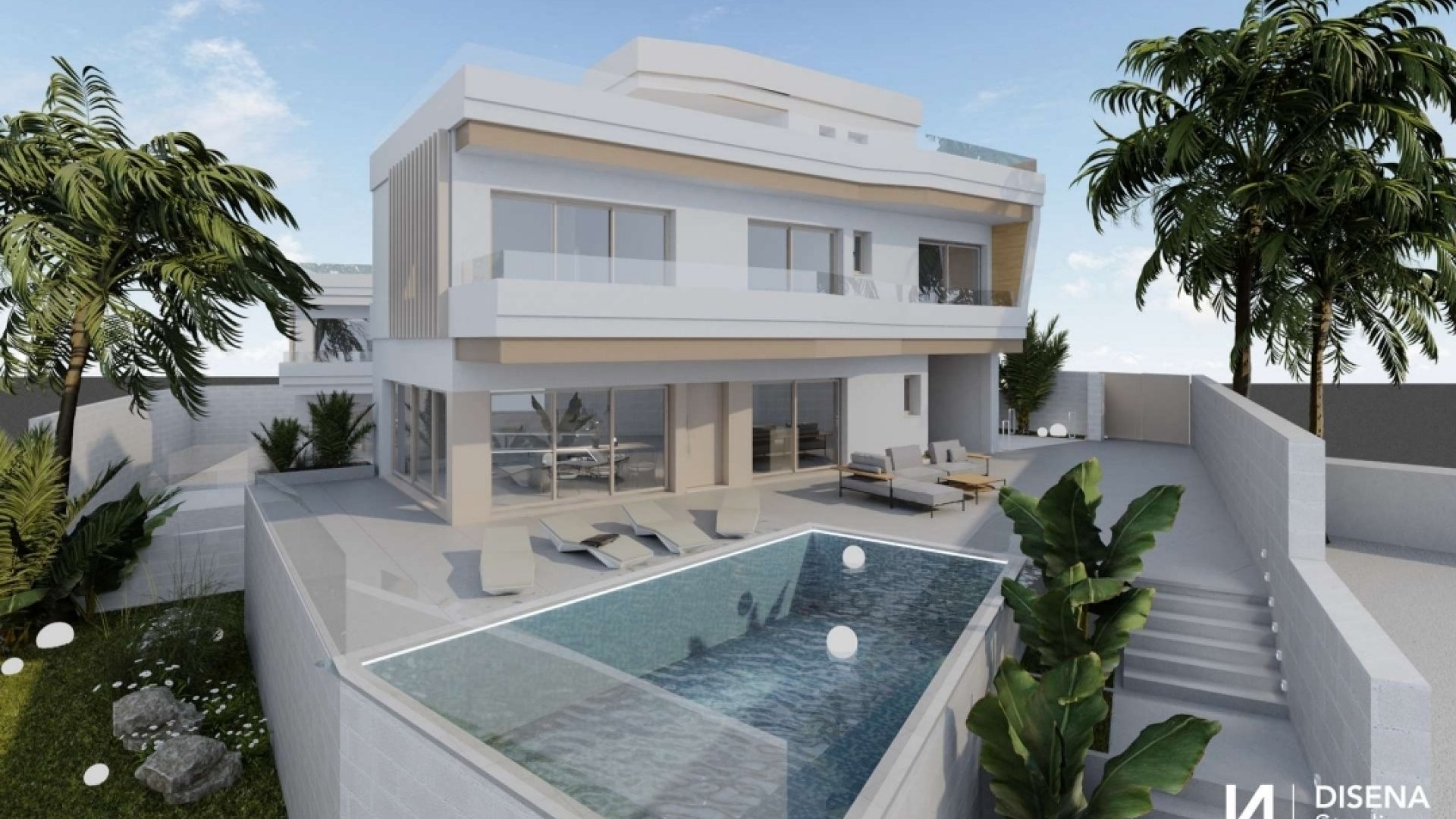 Obra nueva - Chalets -
Orihuela Costa