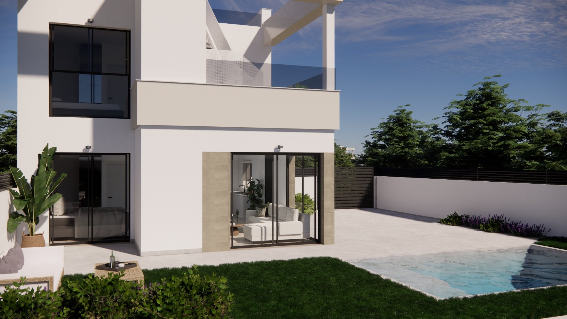 Obra nueva - Chalets -
Orihuela Costa