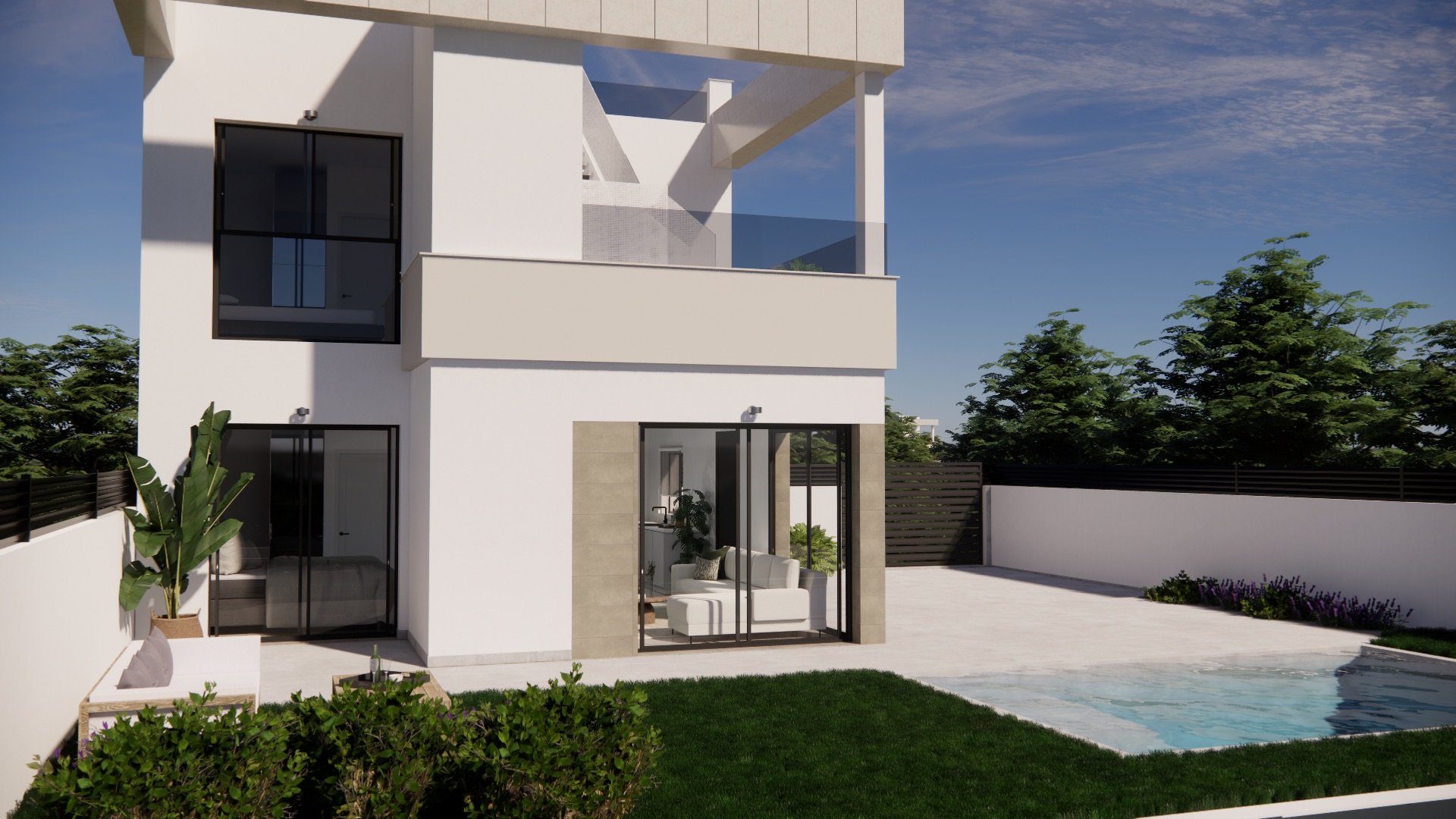 Obra nueva - Chalets -
Orihuela Costa