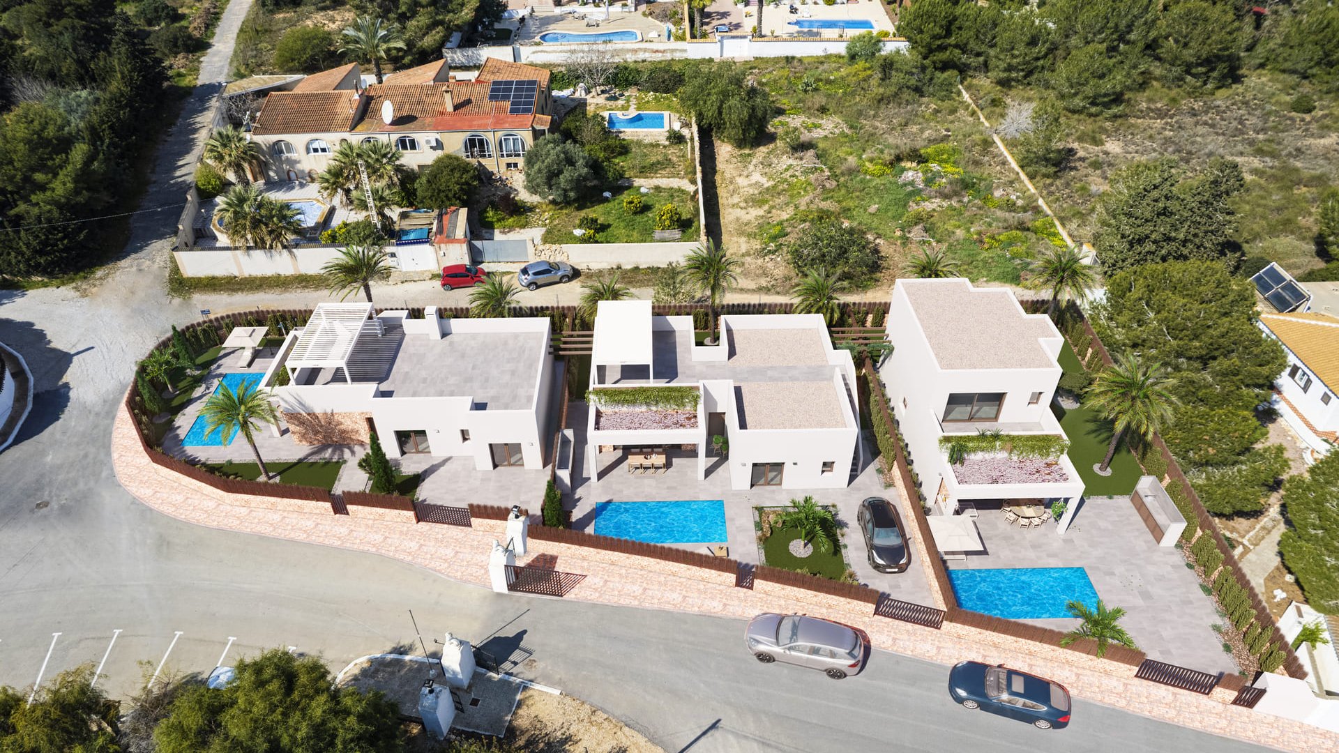 Obra nueva - Chalets -
Orihuela Costa