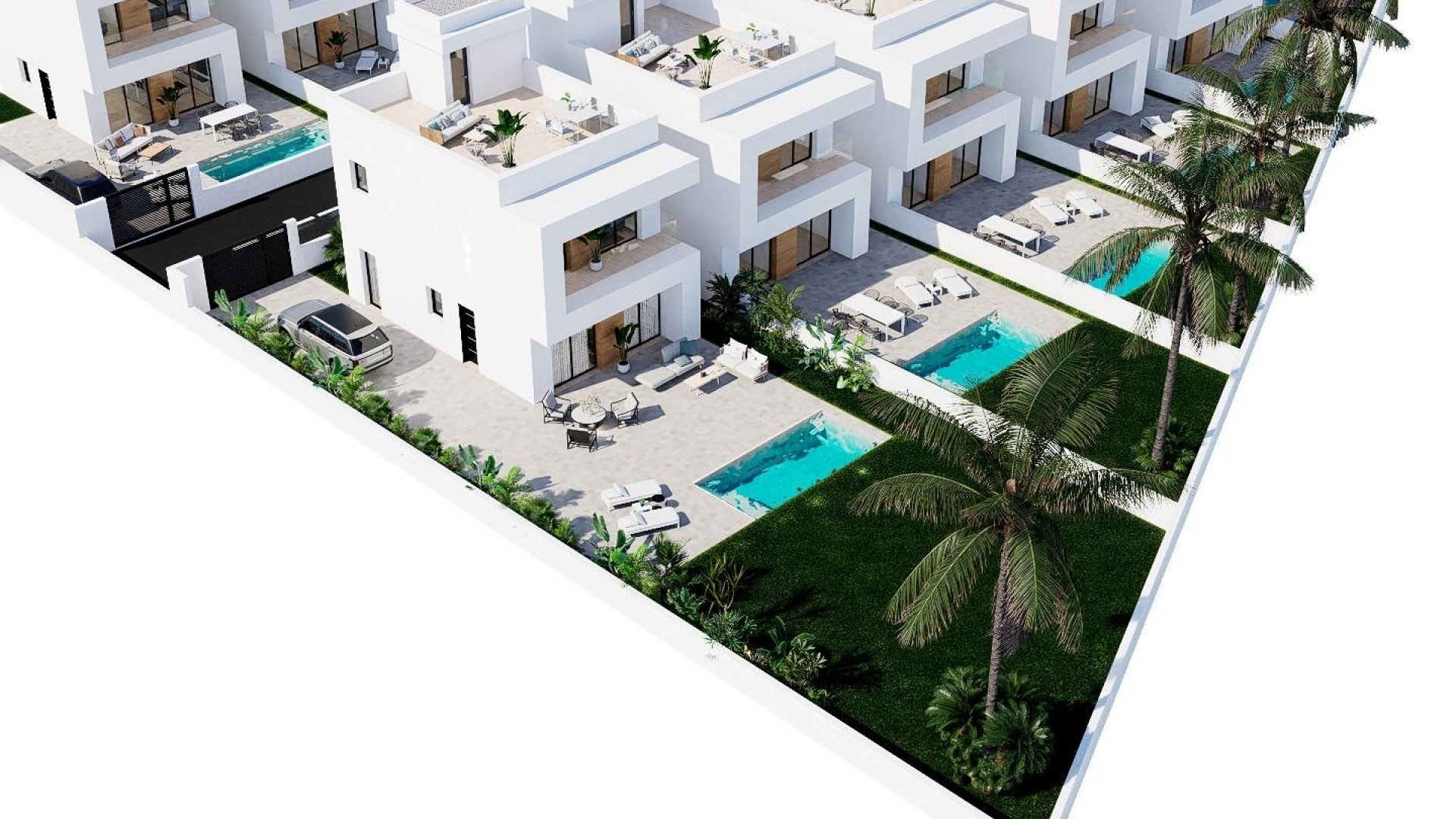 Obra nueva - Chalets -
Orihuela Costa