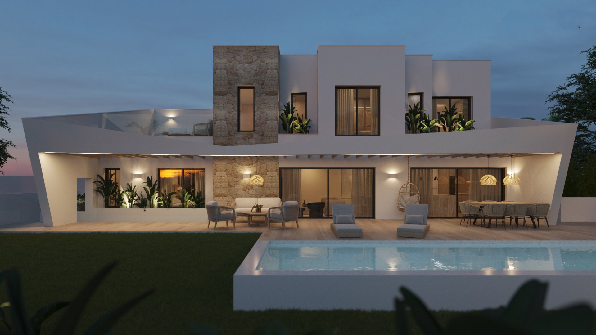 Obra nueva - Chalets -
Polop
