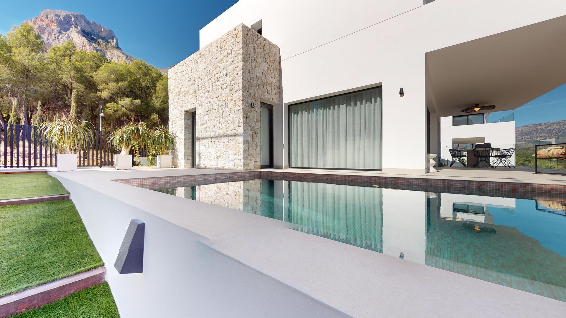 Obra nueva - Chalets -
Polop