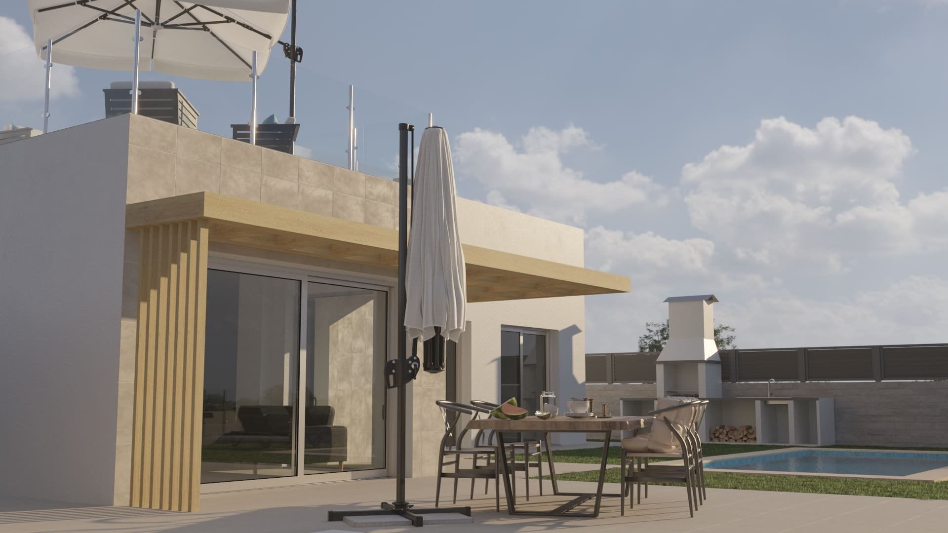 Obra nueva - Chalets -
Polop