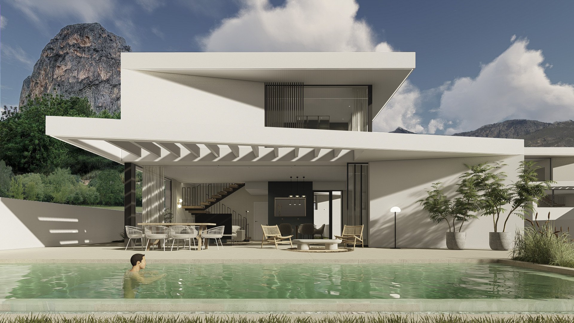 Obra nueva - Chalets -
Polop
