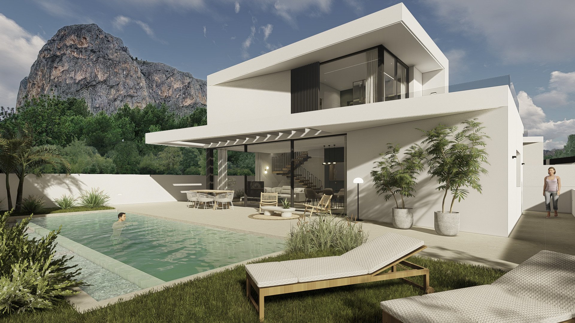 Obra nueva - Chalets -
Polop