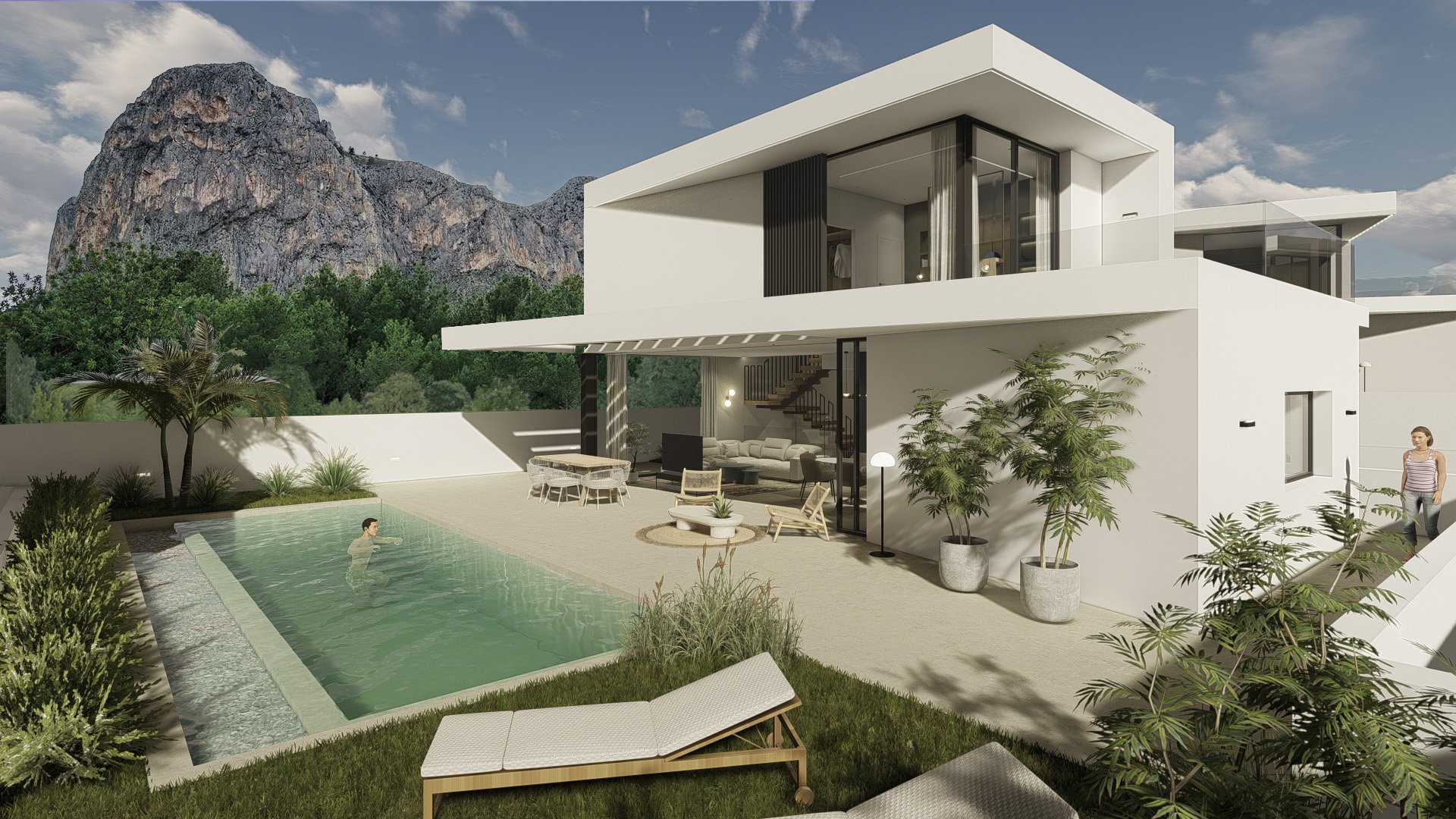 Obra nueva - Chalets -
Polop
