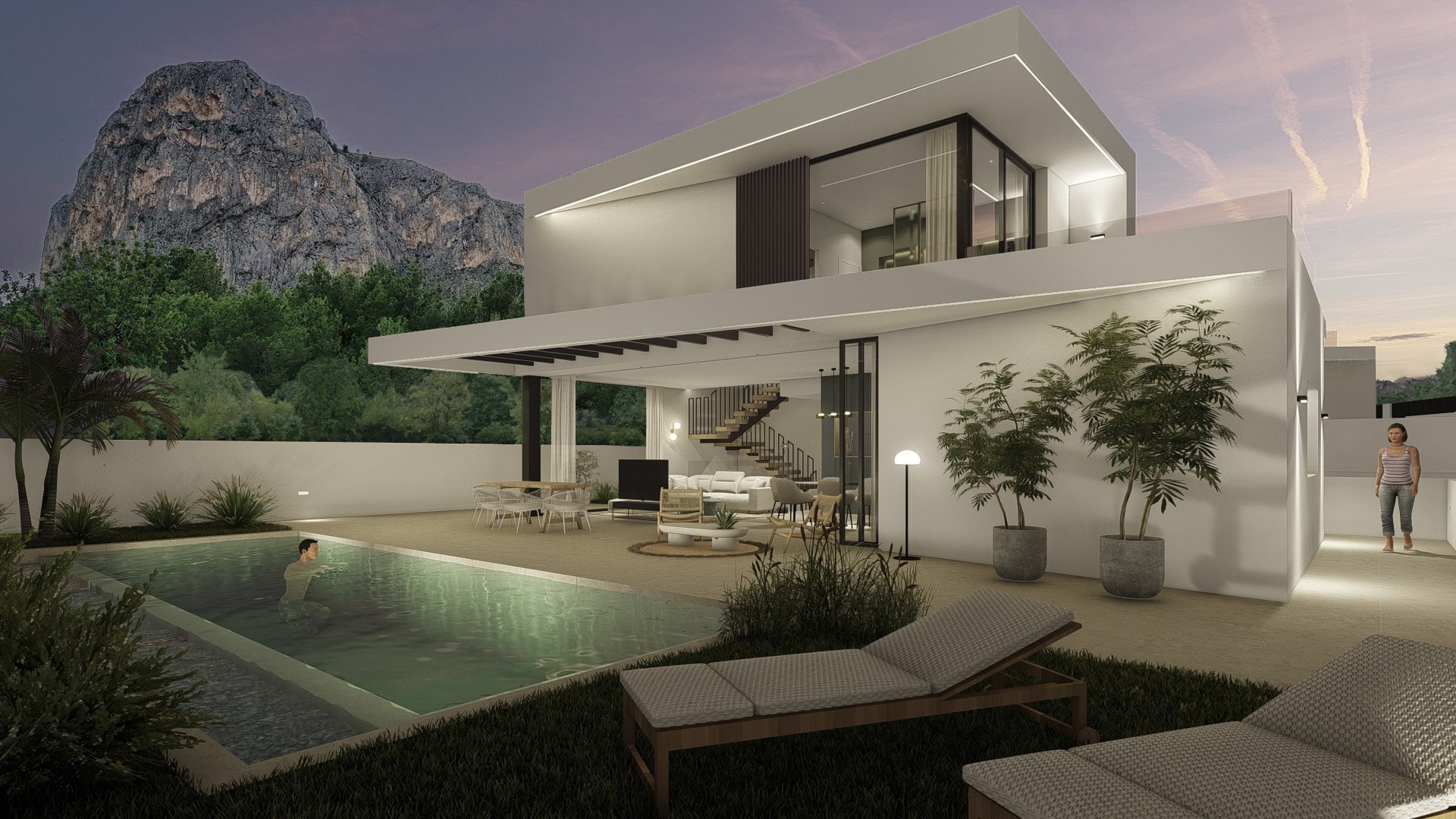 Obra nueva - Chalets -
Polop