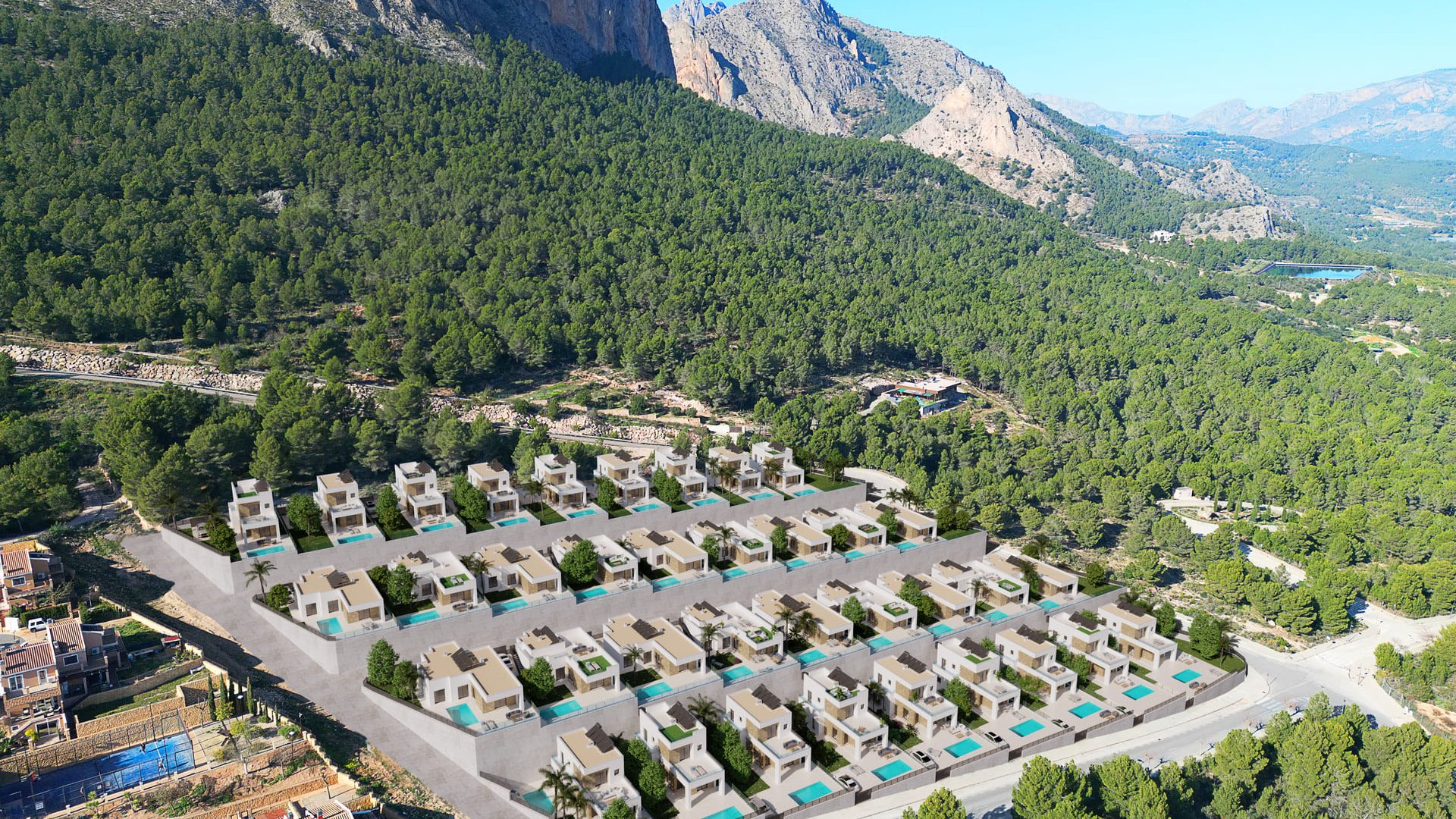 Obra nueva - Chalets -
Polop